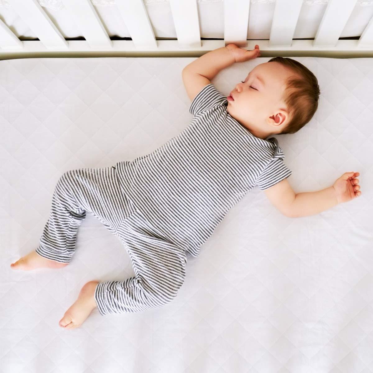 Protector de Colchón de Cuna Impermeable GRT 2 Piezas 52x28 cm