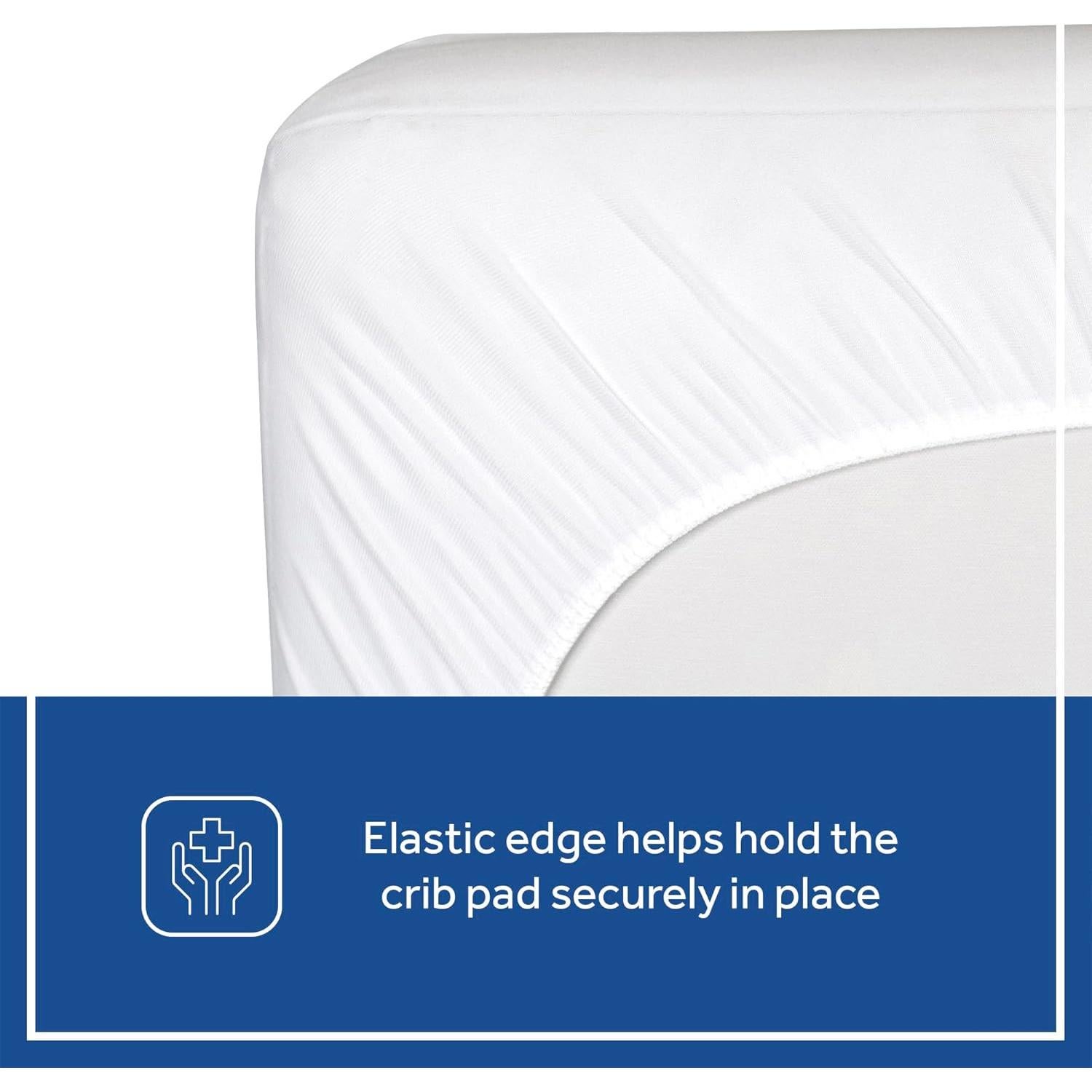 Protector de Colchón Impermeable Sealy Baby 132x71 cm Blanco