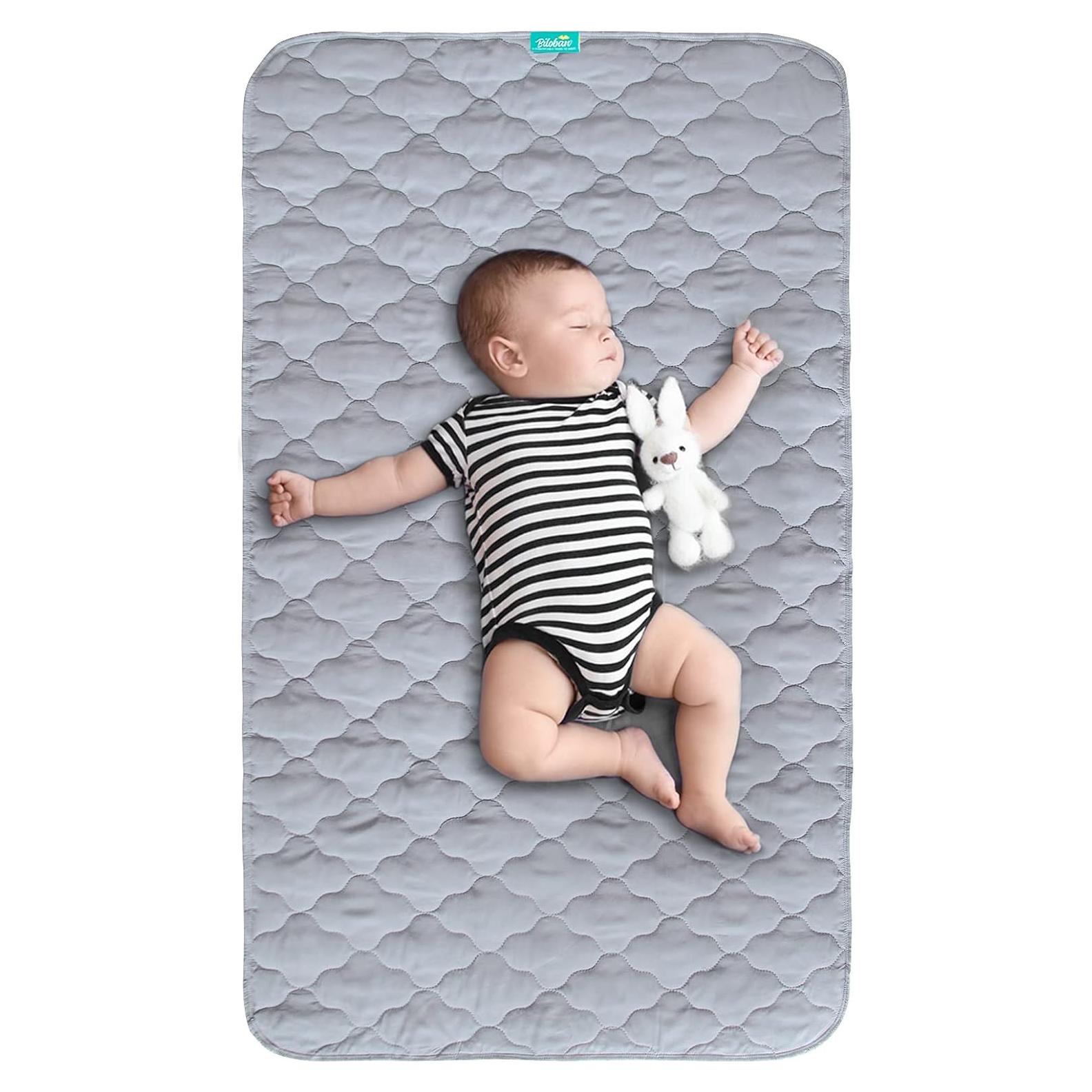 Protector de Colchón Impermeable Biloban 132x71 cm Antideslizante