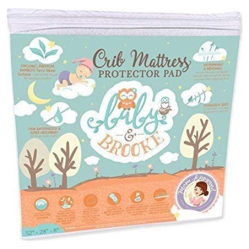Protector de cuna Baby&Brooke de bambú viscosa 132x71cm
