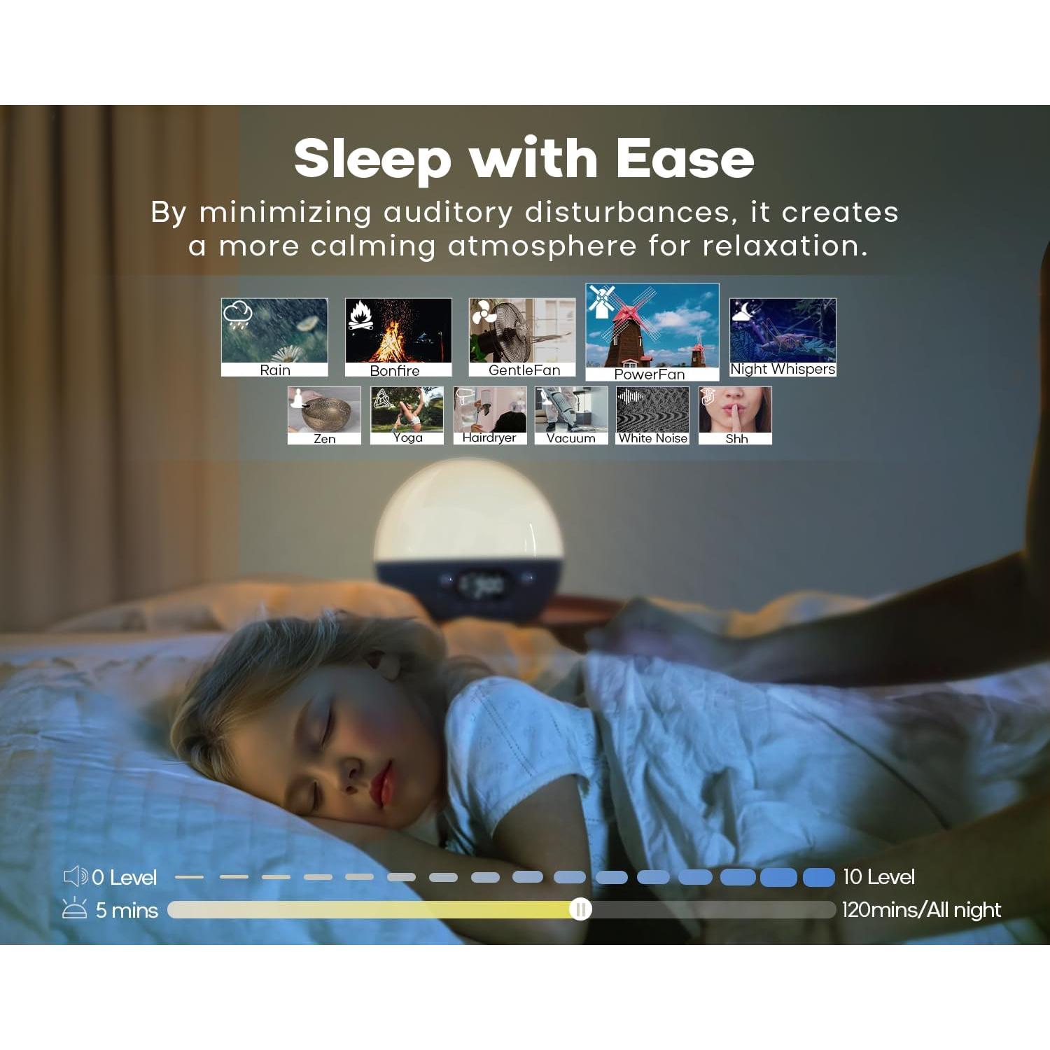 Reloj Despertador MOMILLA RO310 con Altavoz Bluetooth y Luz de Amanecer