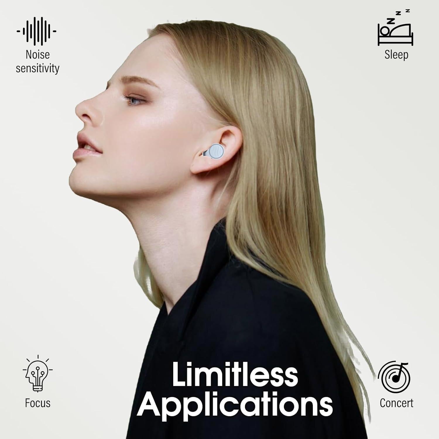 Tapones para Oídos Reutilizables IDE11 con Cancelación 35dB