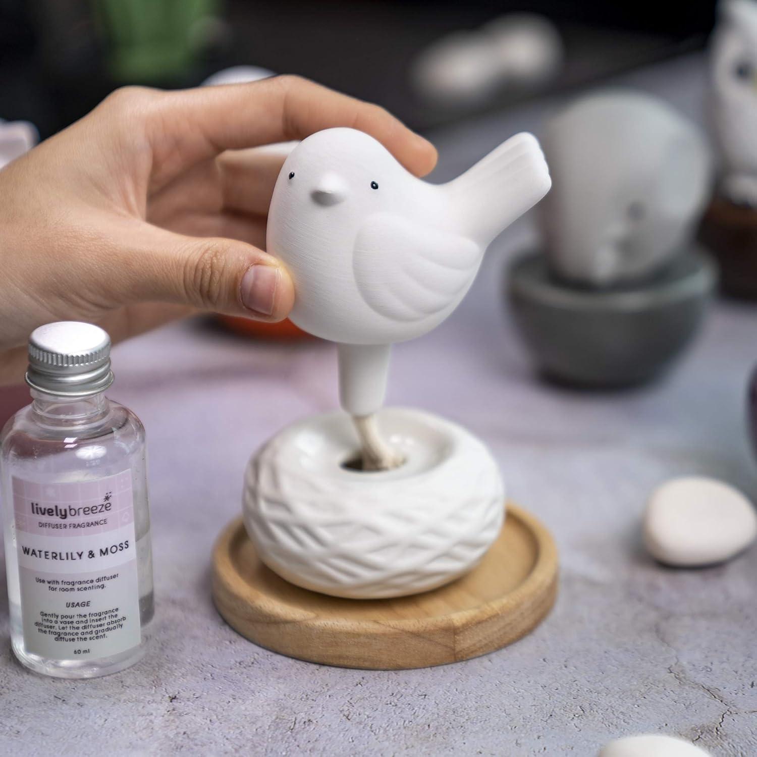 Difusor de Cerámica Nido de Pajarito LIVELY BREEZE 60ml
