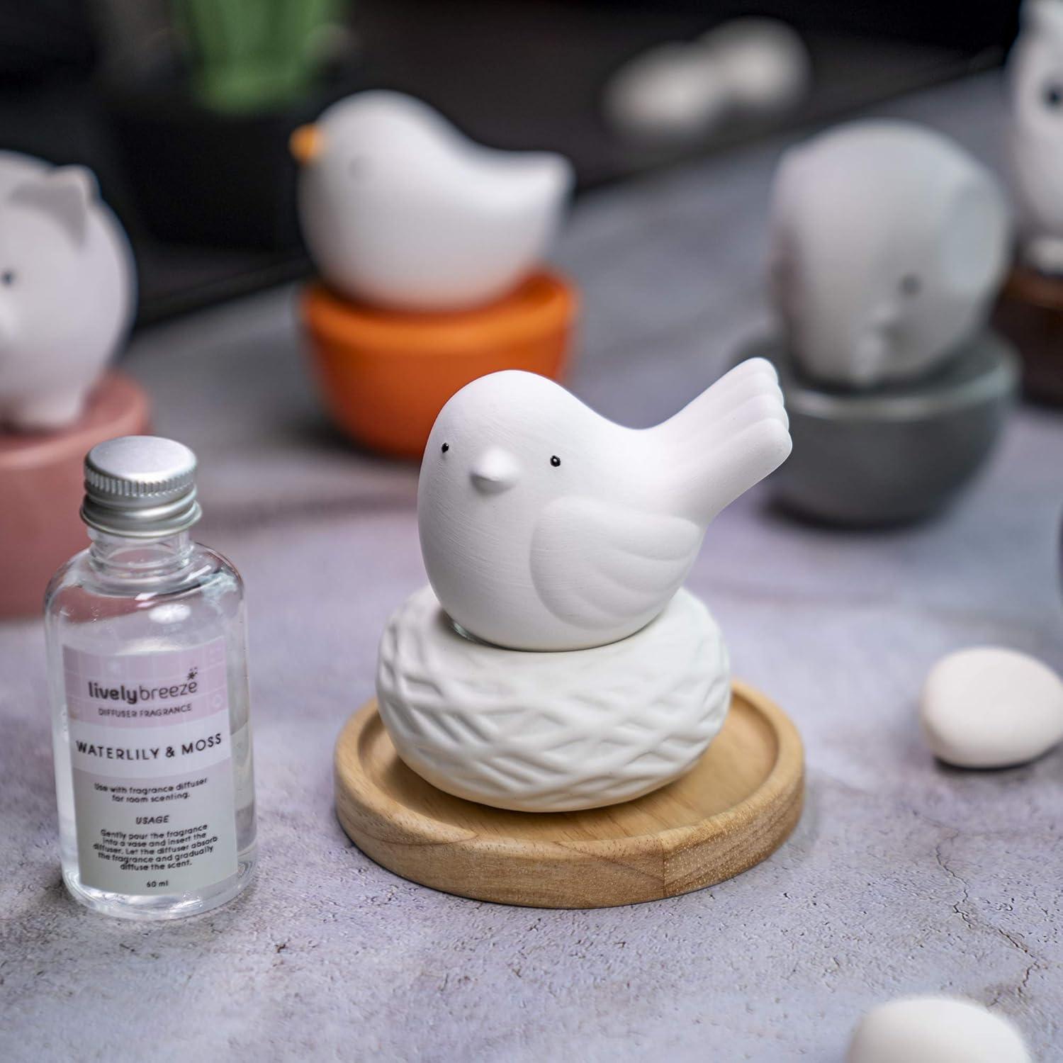 Difusor de Cerámica Nido de Pajarito LIVELY BREEZE 60ml