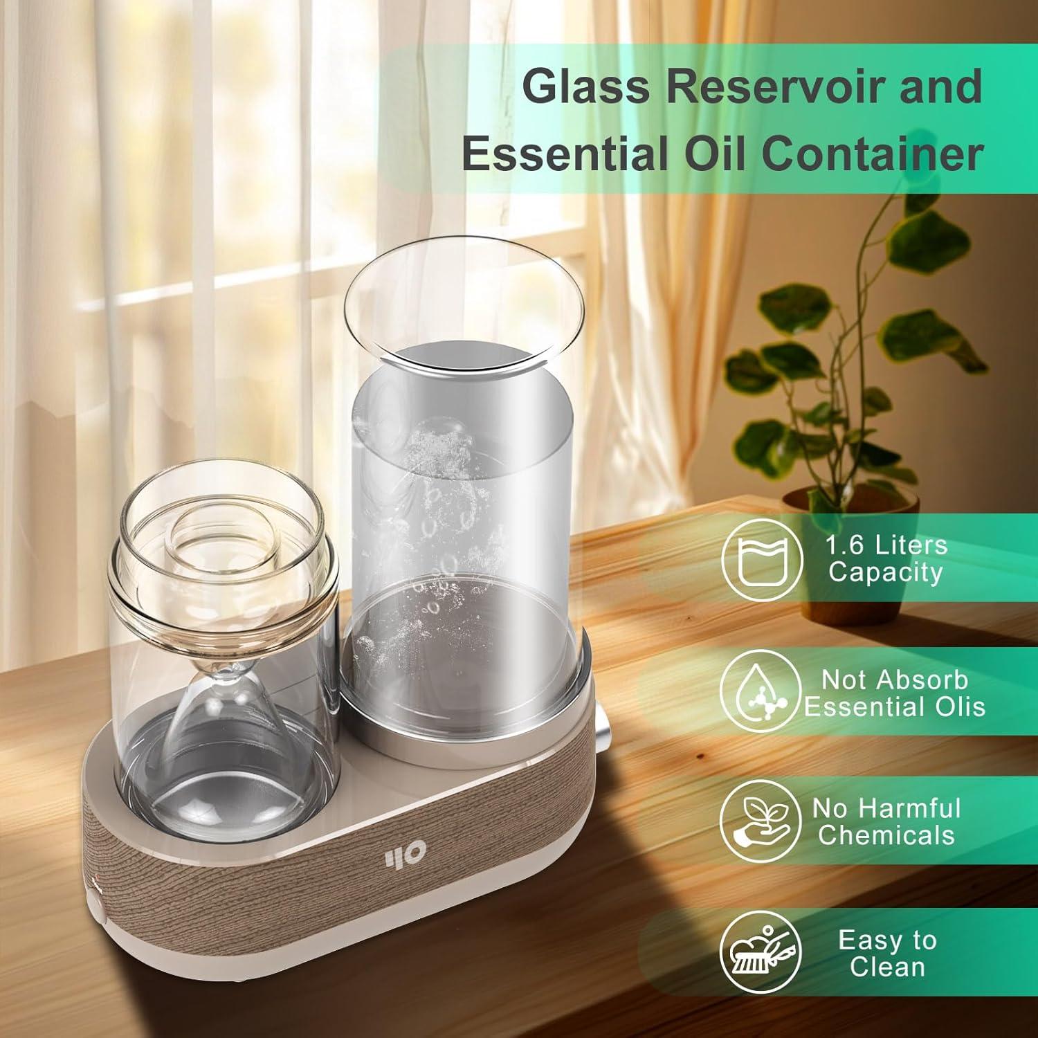 Difusor de Aceite Esencial Y&O 1600ml con Apagado Automático