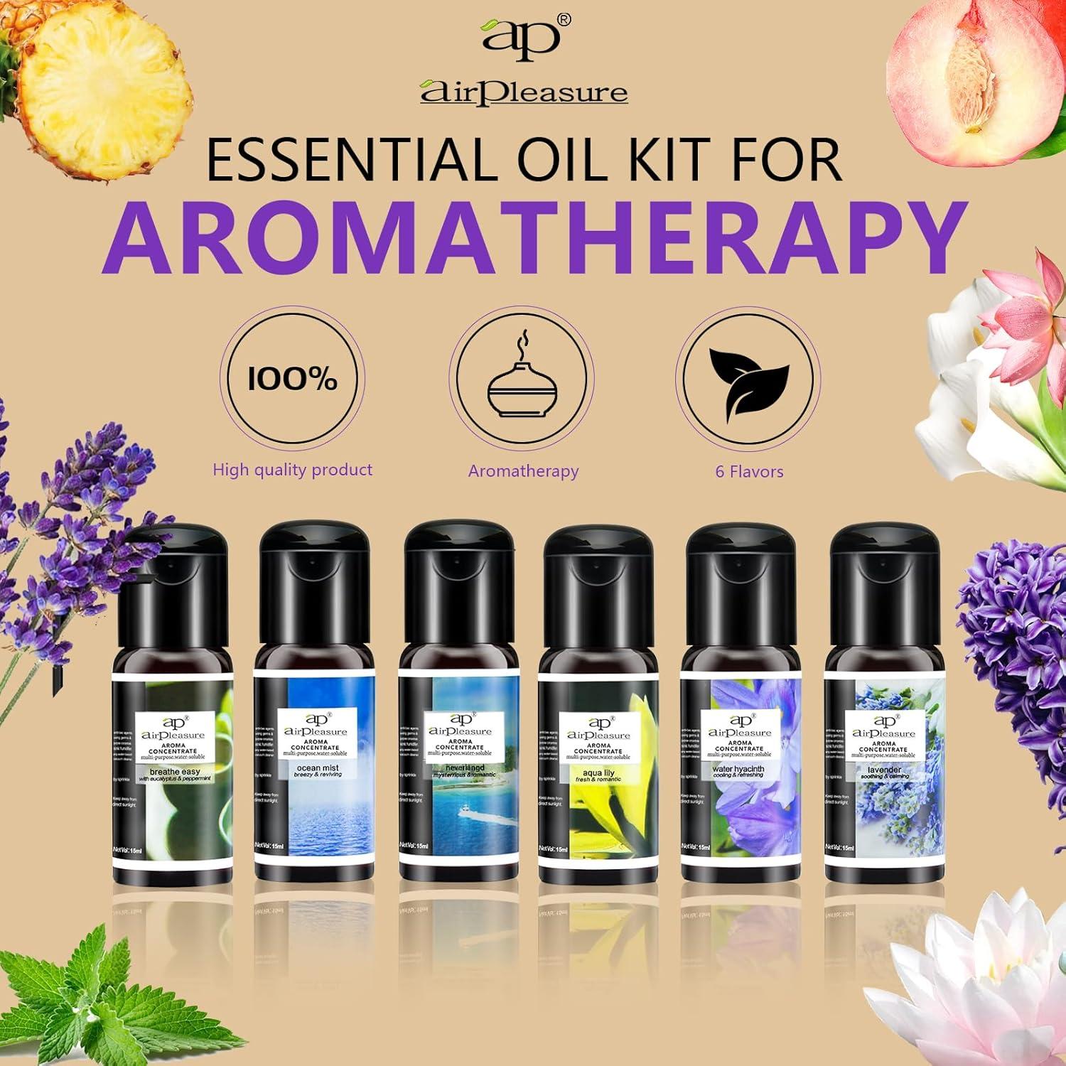 Set de Aceites Esenciales Reborn ap airpleasure - 6x15ml Aromaterapia