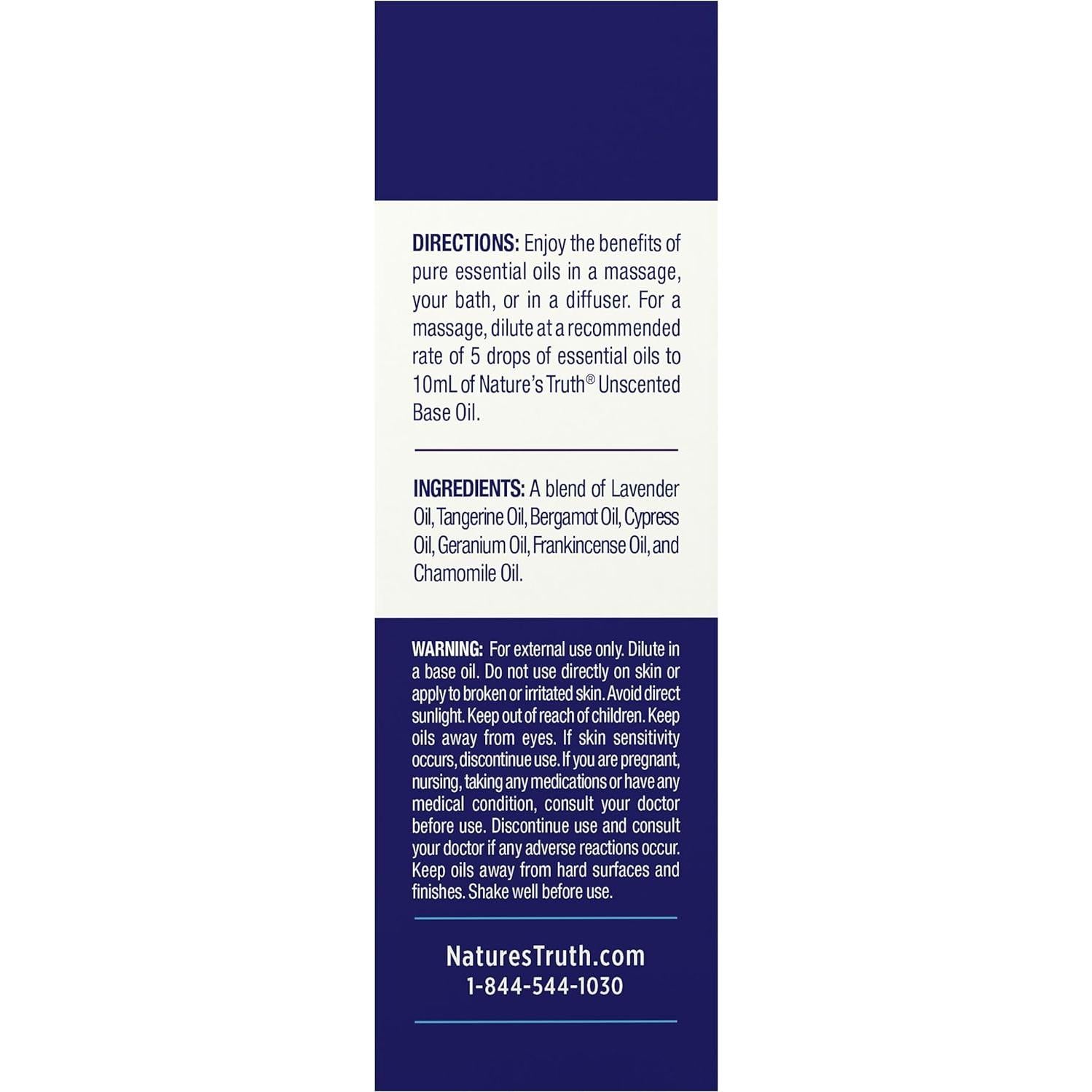 Aceite Esencial Puro Buen Noche Verdad de la Naturaleza 15 mL