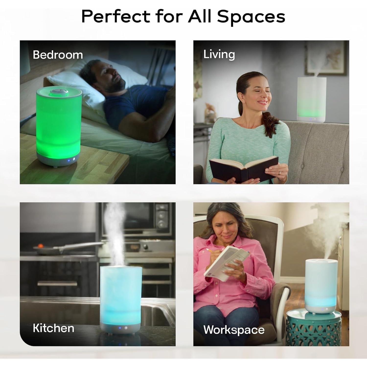 Humidificador Bell+Howell 4L Ultrasonido para Dormitorio