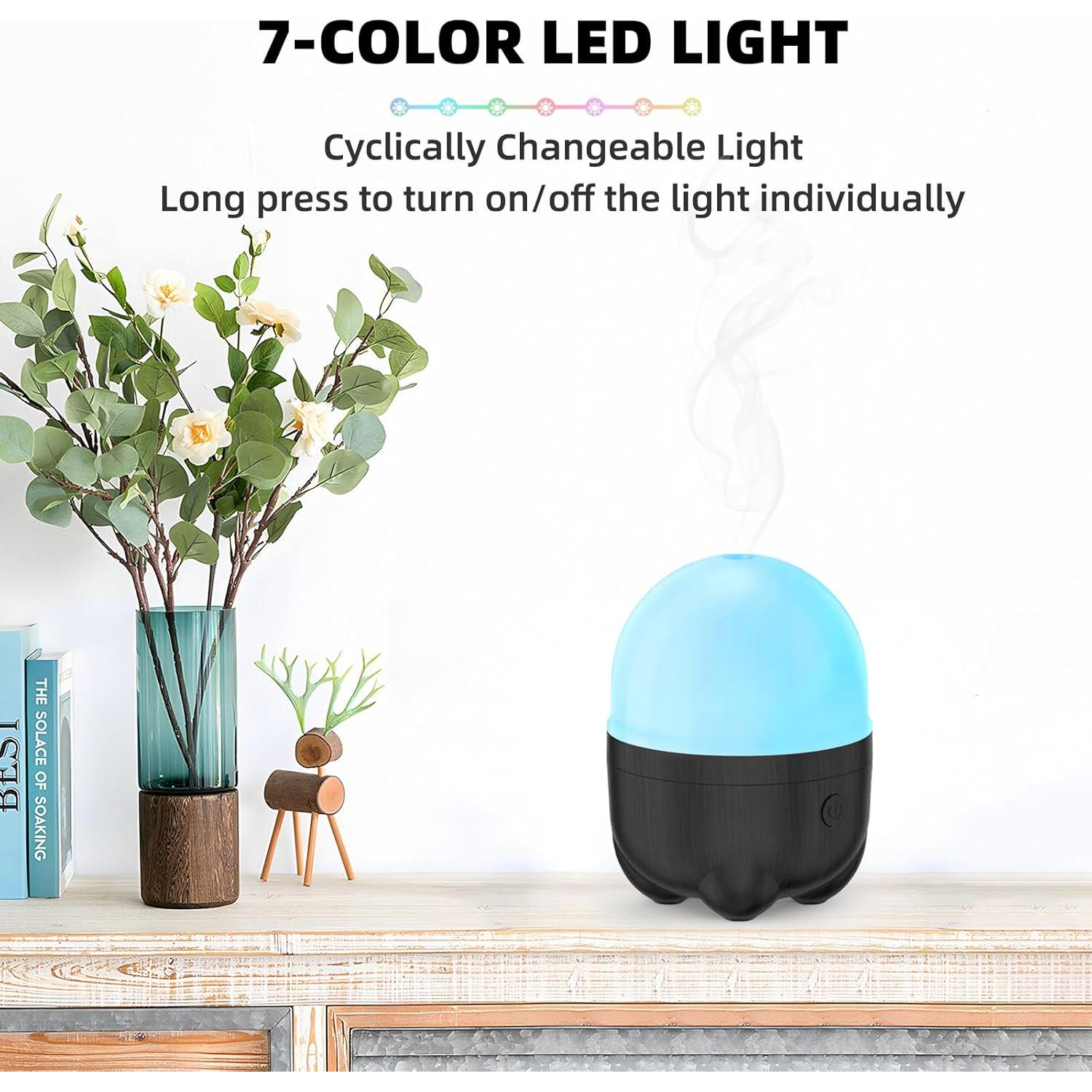 Difusor de Aceite Esencial Portátil SEEDSEEL 150ML Inalámbrico