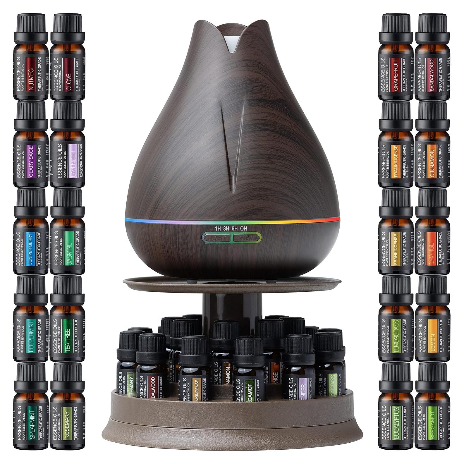 Difusor de Aromaterapia Pure Daily Care 400ml + 20 Aceites