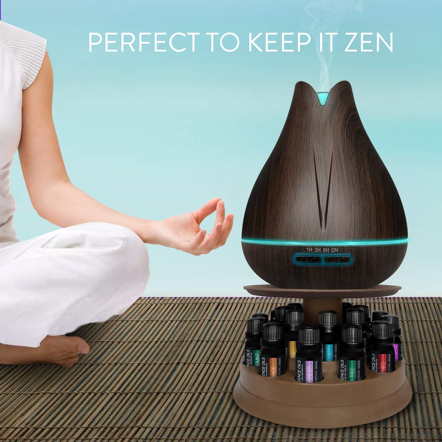 Difusor de Aromaterapia Pure Daily Care 400ml + 20 Aceites