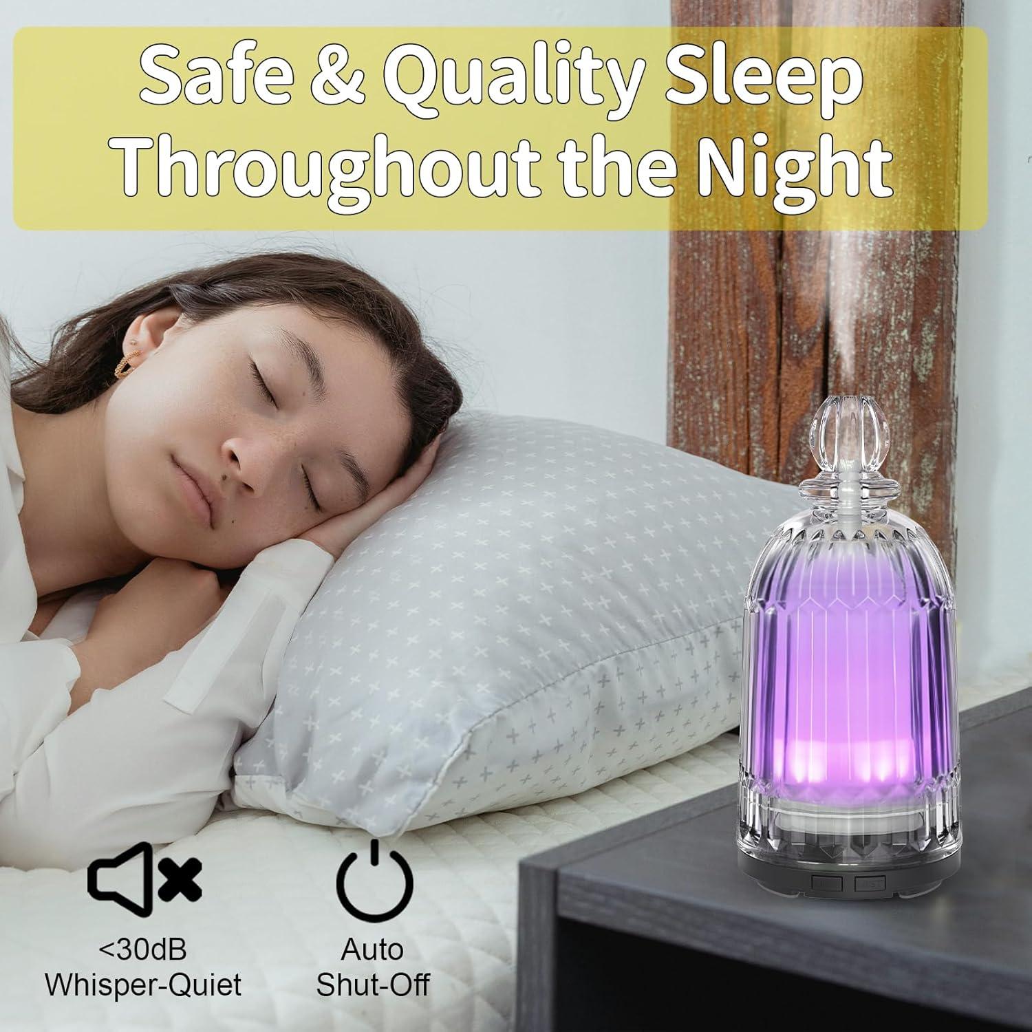 Difusor de Aceite Esencial Smartwell 120ml con Luz LED