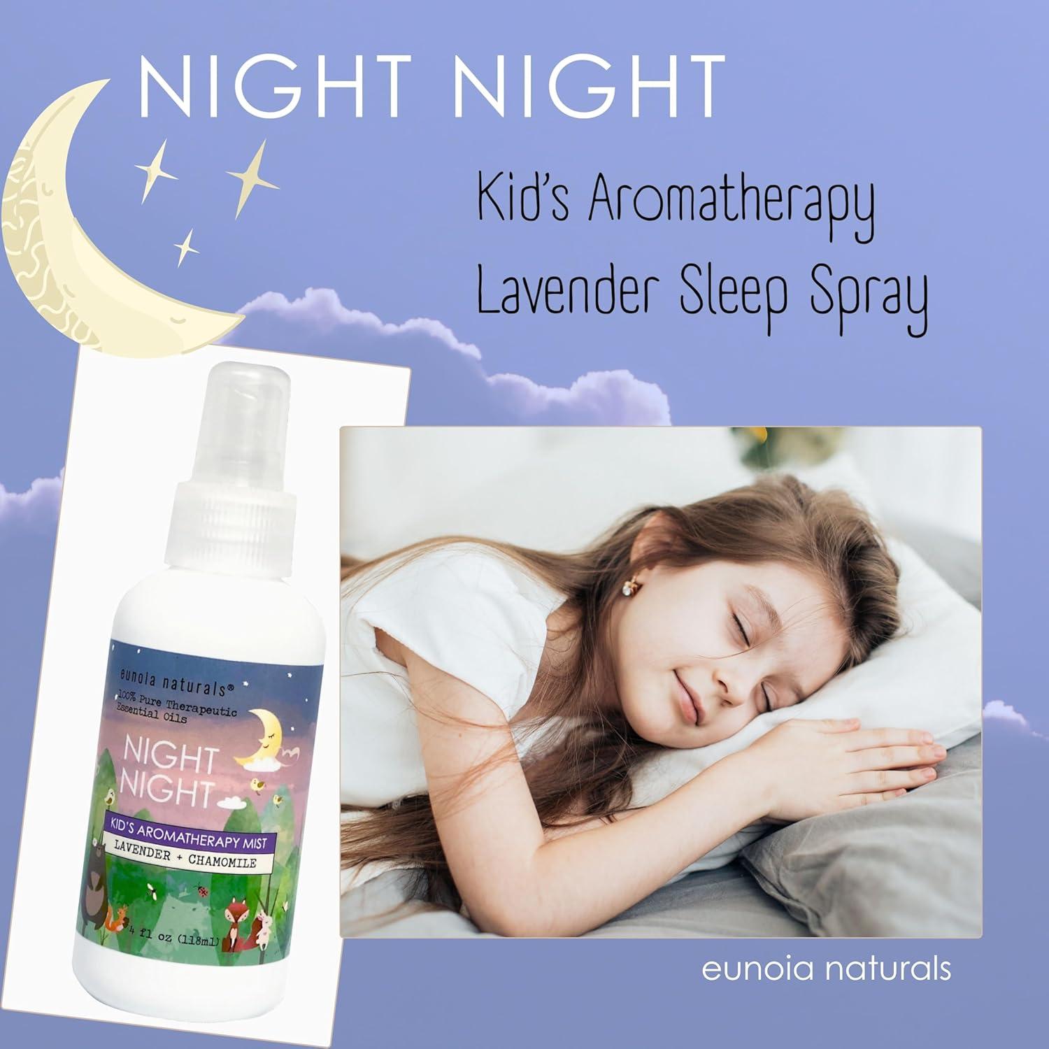 Spray de Sueño Noche Noche Eunoia Naturals 113ml Lavanda