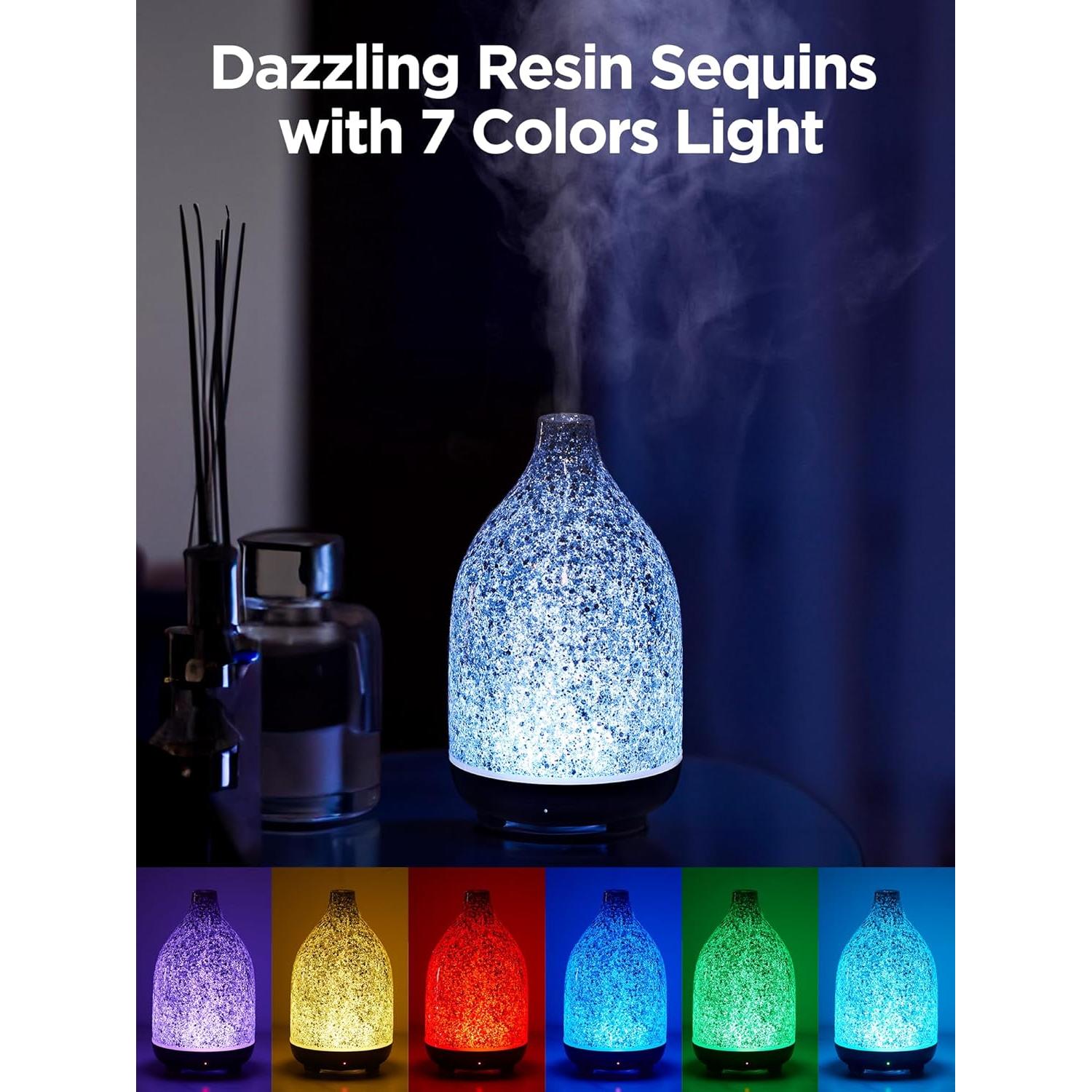 Difusor de Aceite InnoGear 150ml Aromaterapia Plata Brillante