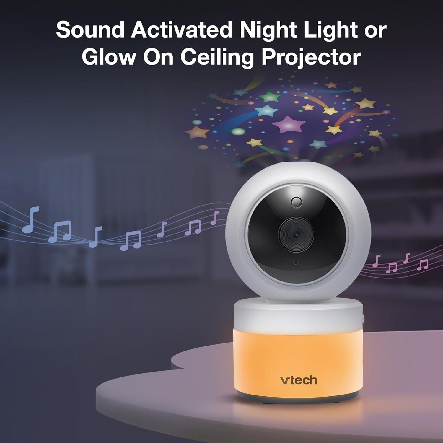 Monitor de Bebé VTech VM5463-2 5" 2 Cámaras Pan-Tilt-Zoom