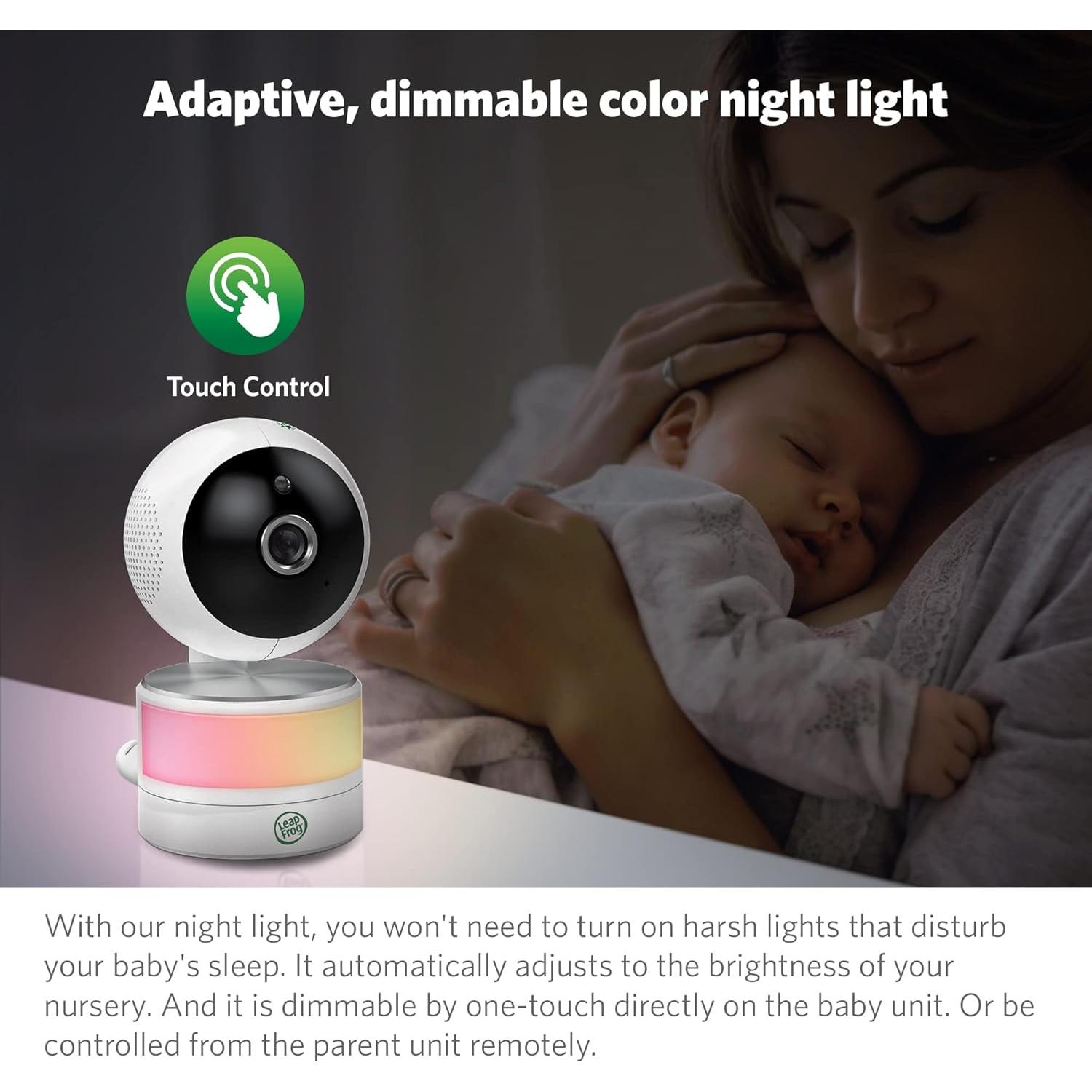 Monitor para Bebés LeapFrog LF915-2HD, 2 Cámaras, 720p