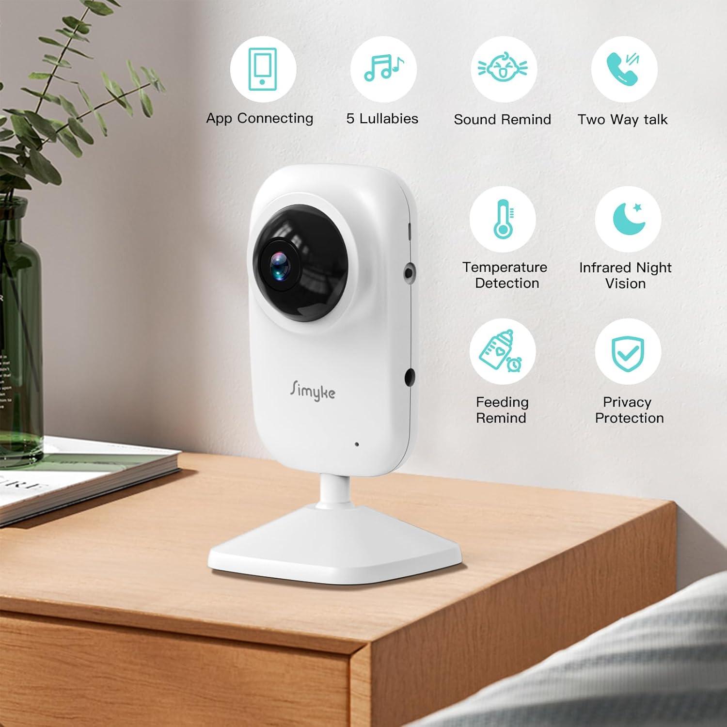 Cámara para Bebé BME28 con Visión Nocturna y App