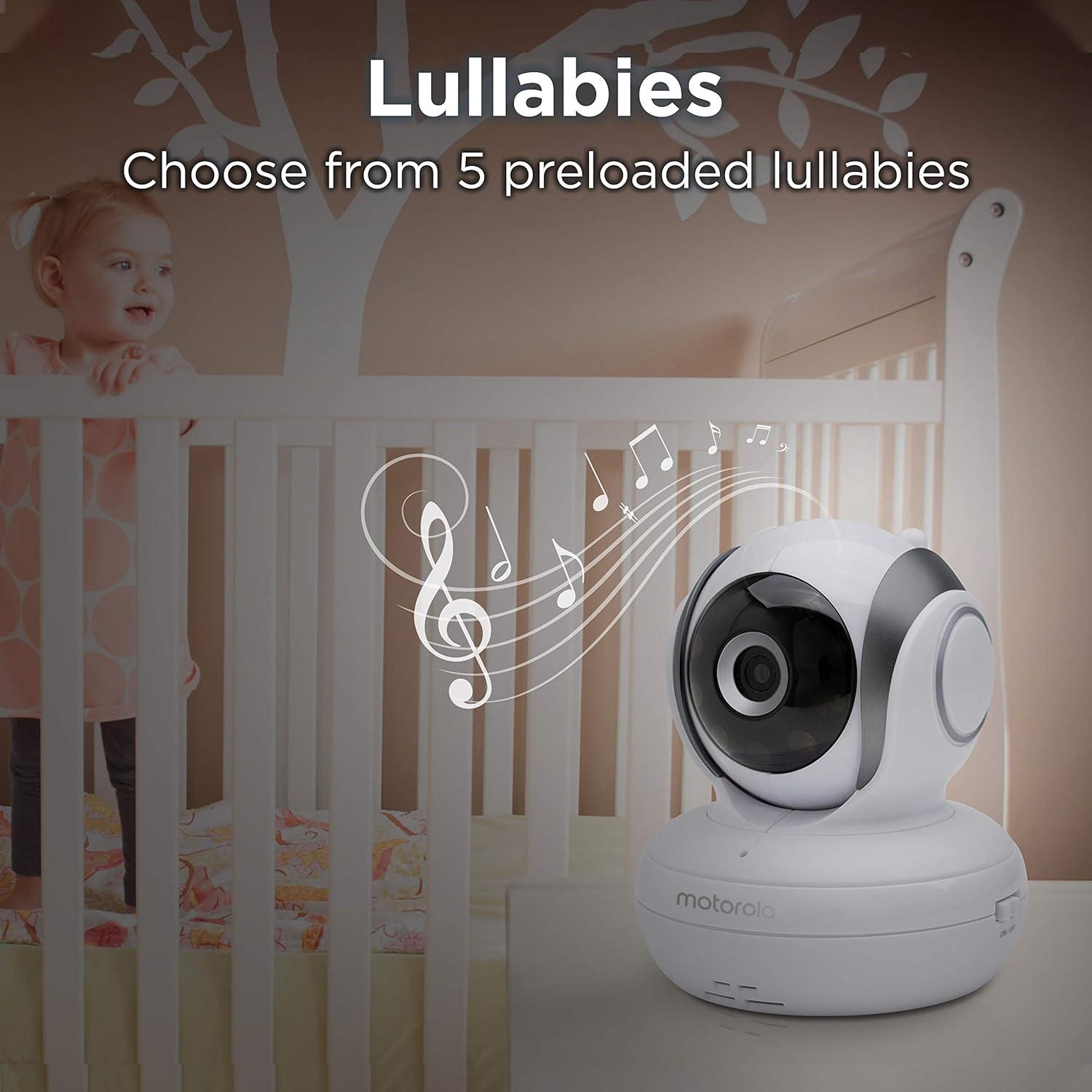 Monitor de Bebé Video Motorola MBP36S-2 - 2 Cámaras, Pantalla LCD 3.5"