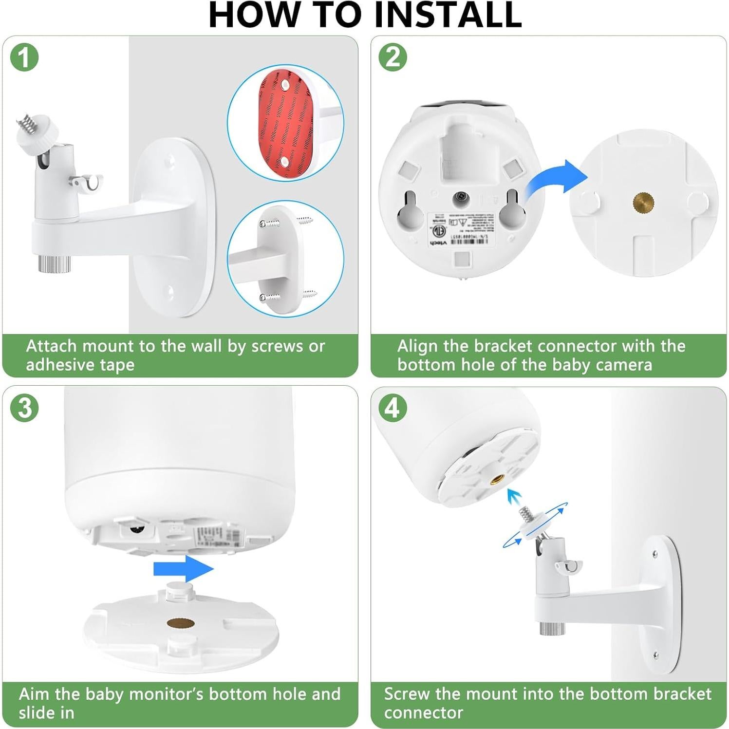 Soporte de Pared para Monitor de Bebé VTech Advanced HQ Max
