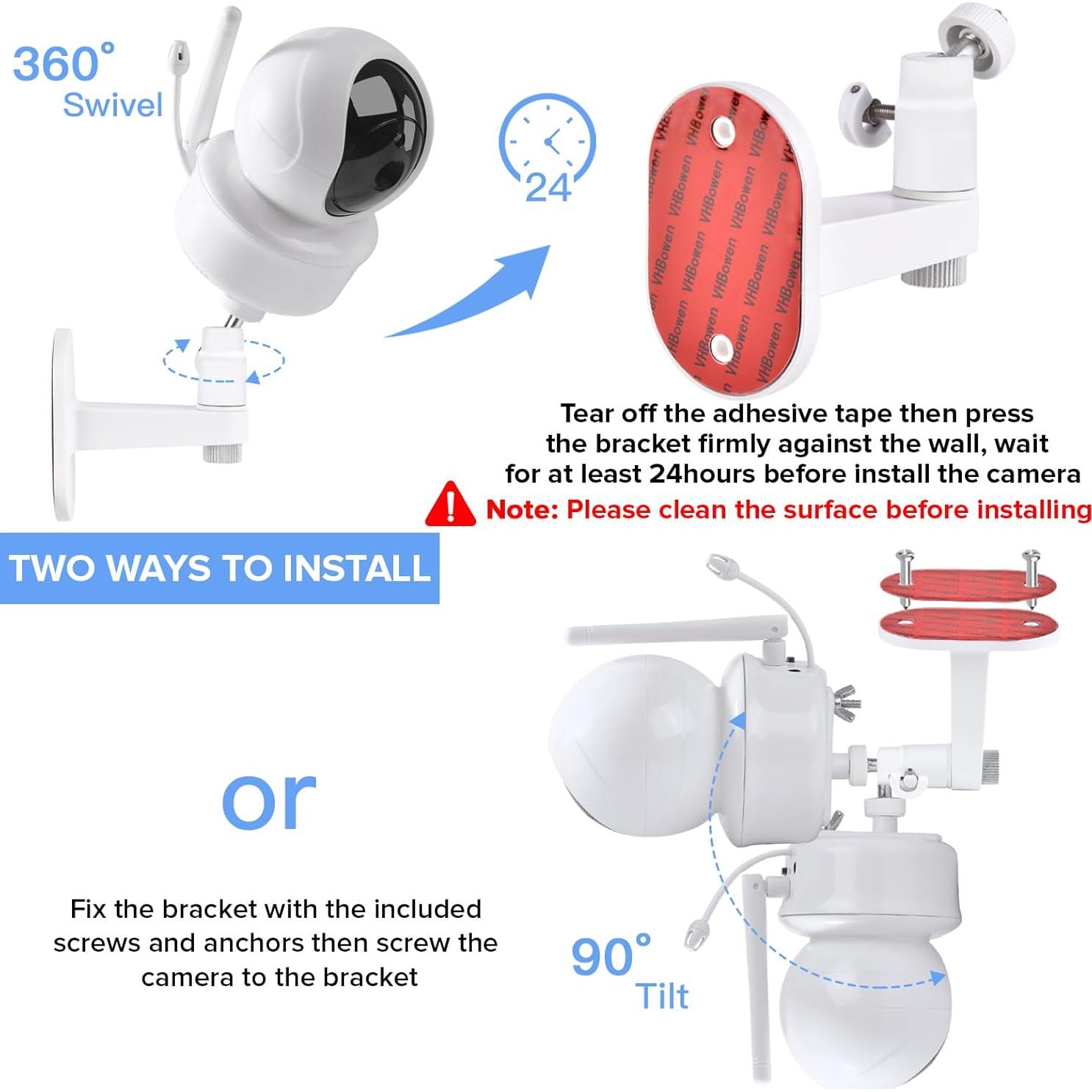 Soporte de Pared para Monitor de Bebé Wochel iFamily SM650/SM653/SM43E
