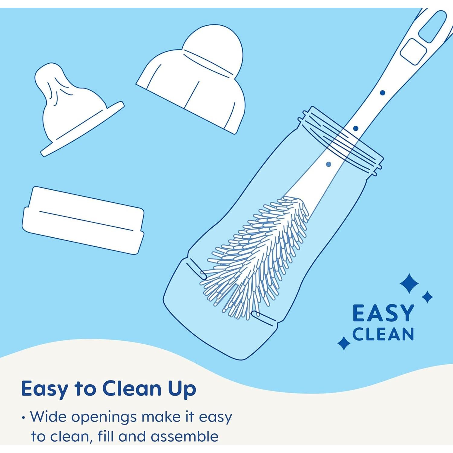 Botella para Bebés MAM Easy Active 325ml Rosa, Tetina Flujo Rápido