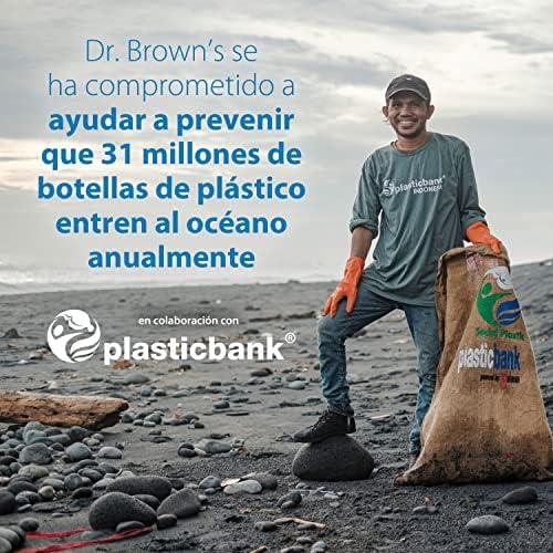 Biberón Anti-Cólico Dr. Brown's Natural Flow 4 oz 4 unidades