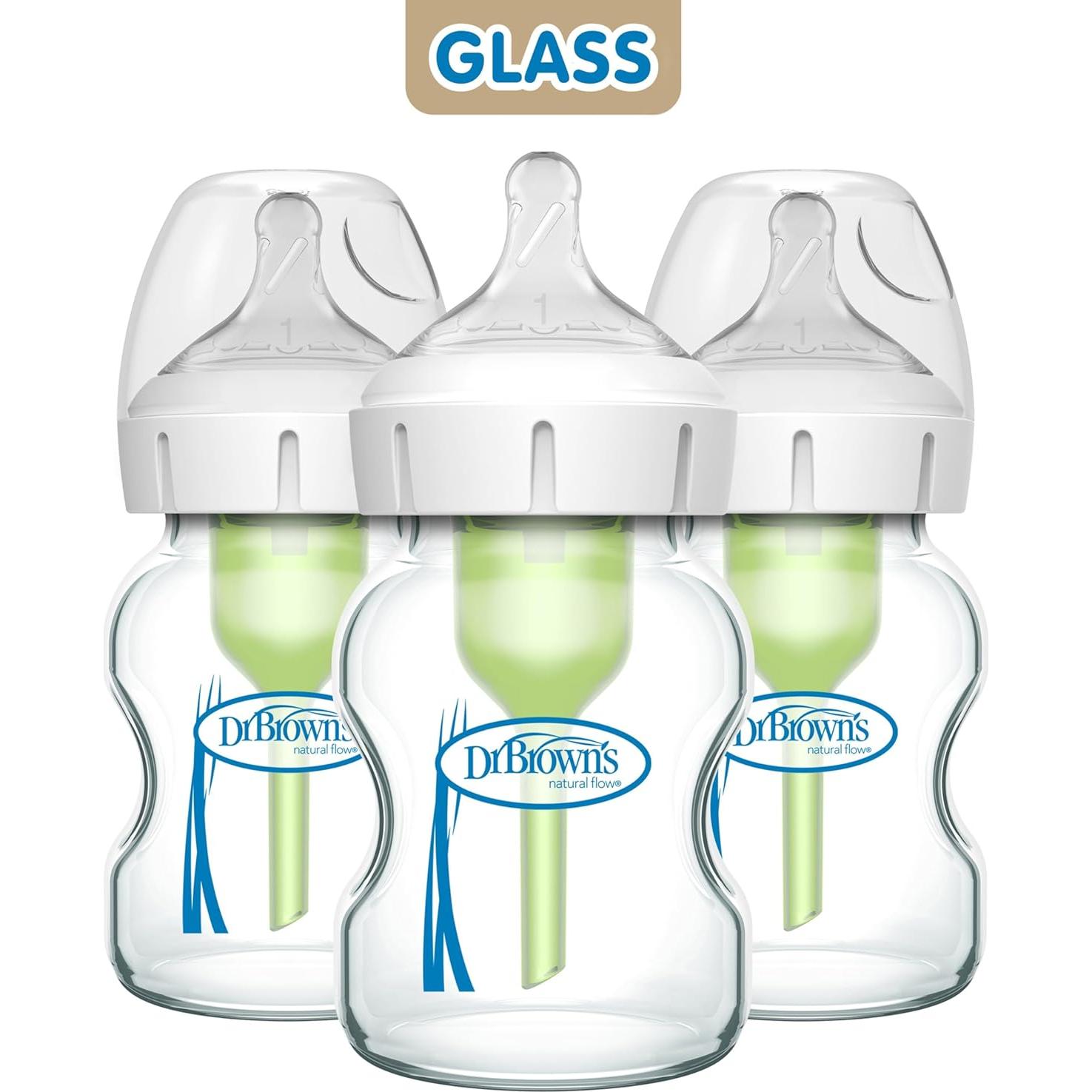 Botellas de vidrio Dr. Brown's Anti-Cólico 150 mL, 3 unidades