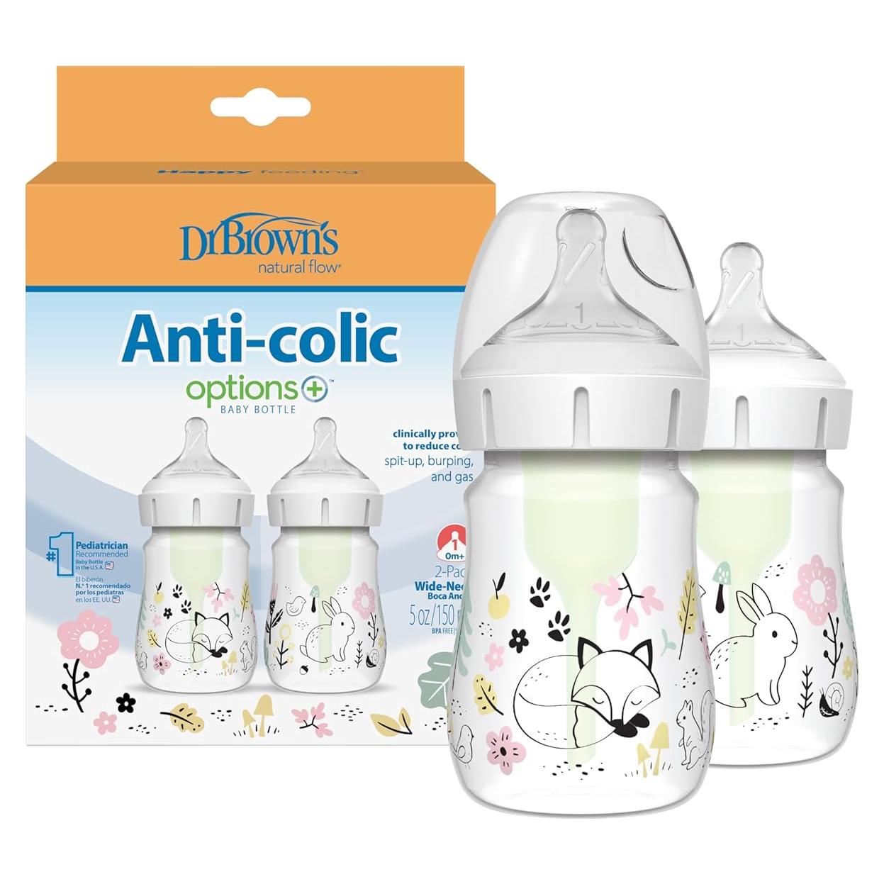 Botellas Dr. Brown's Anti-Cólico 5 oz (150 mL) Paquete de 2
