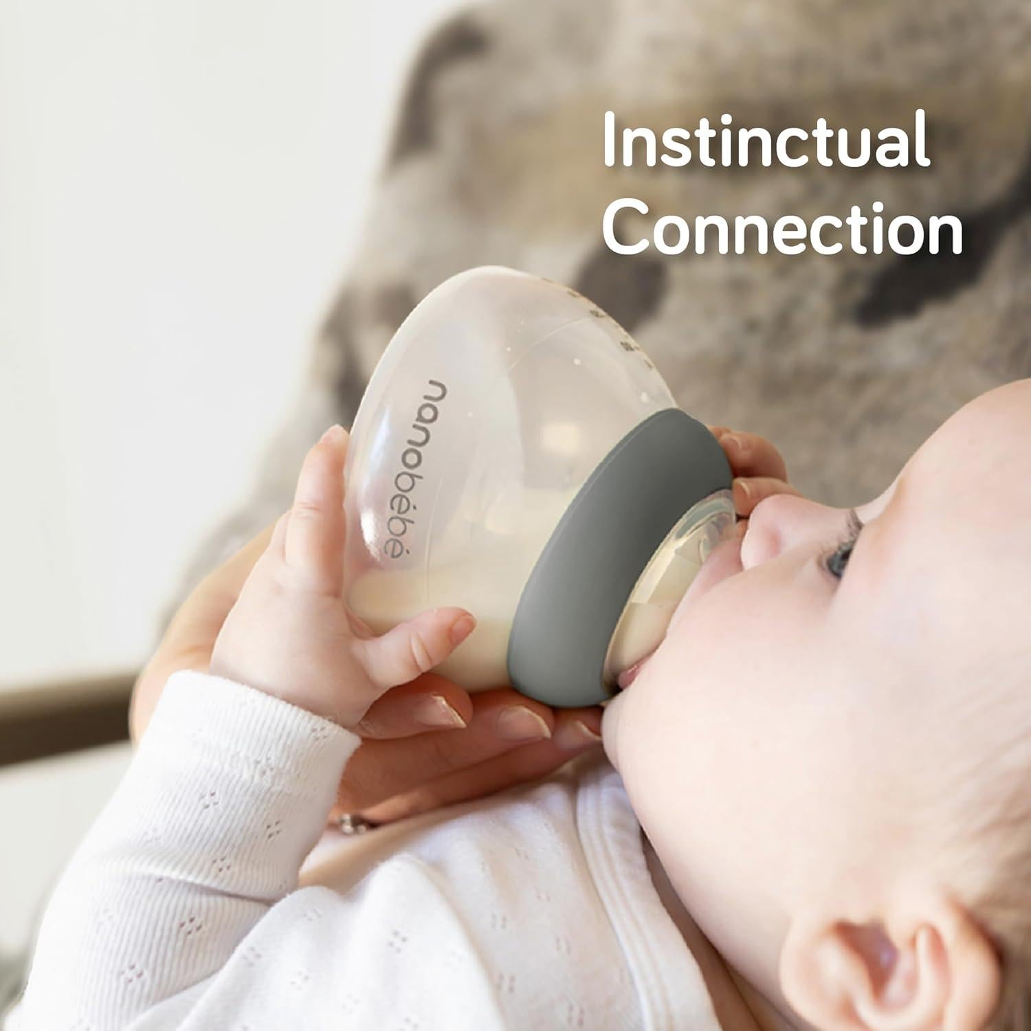 Botella de Leche Materna Nanobebe Anti Cólico Salvia 2 Unidades