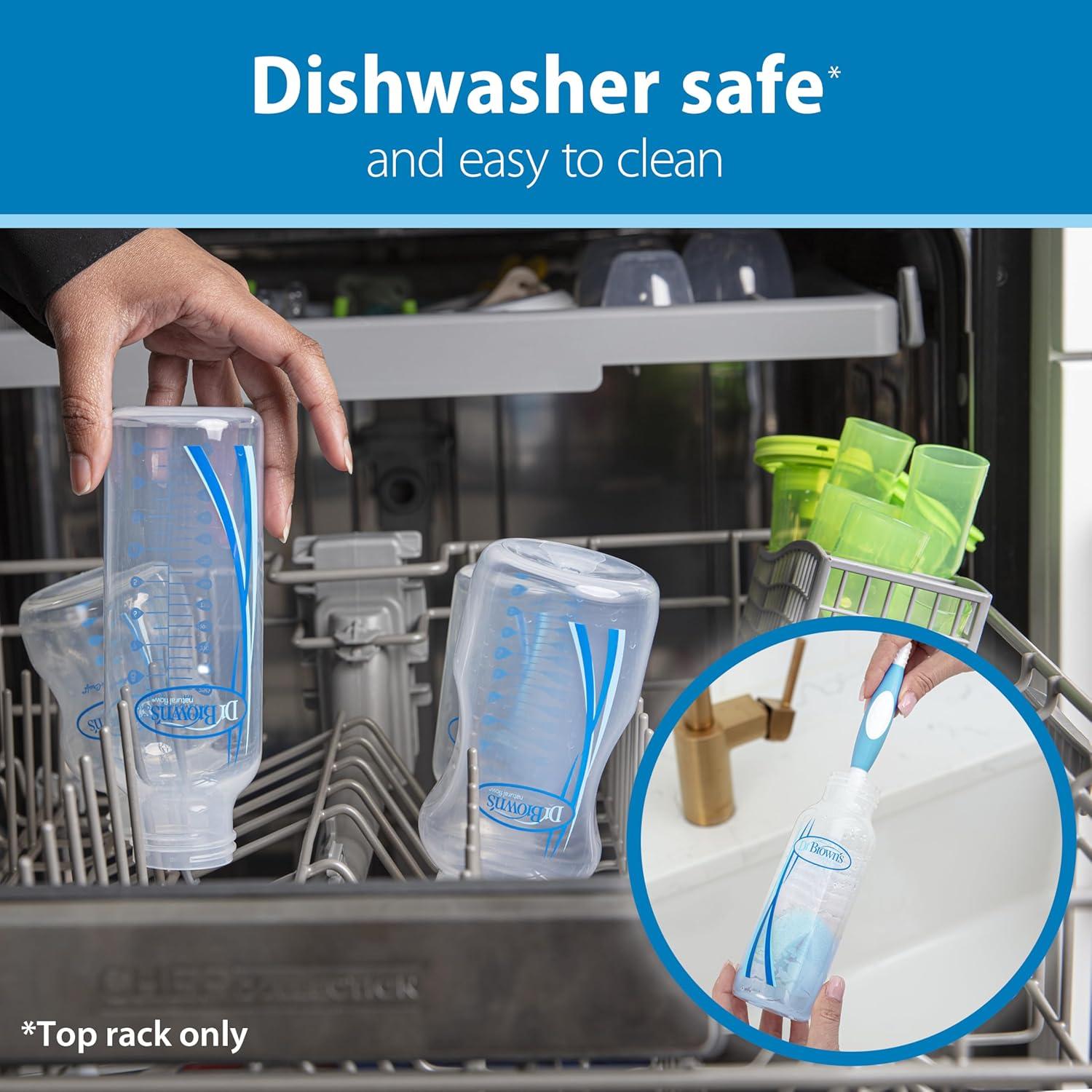 Biberón Estrecho Anti-Cólico Dr. Brown's 250 mL 2-Pack