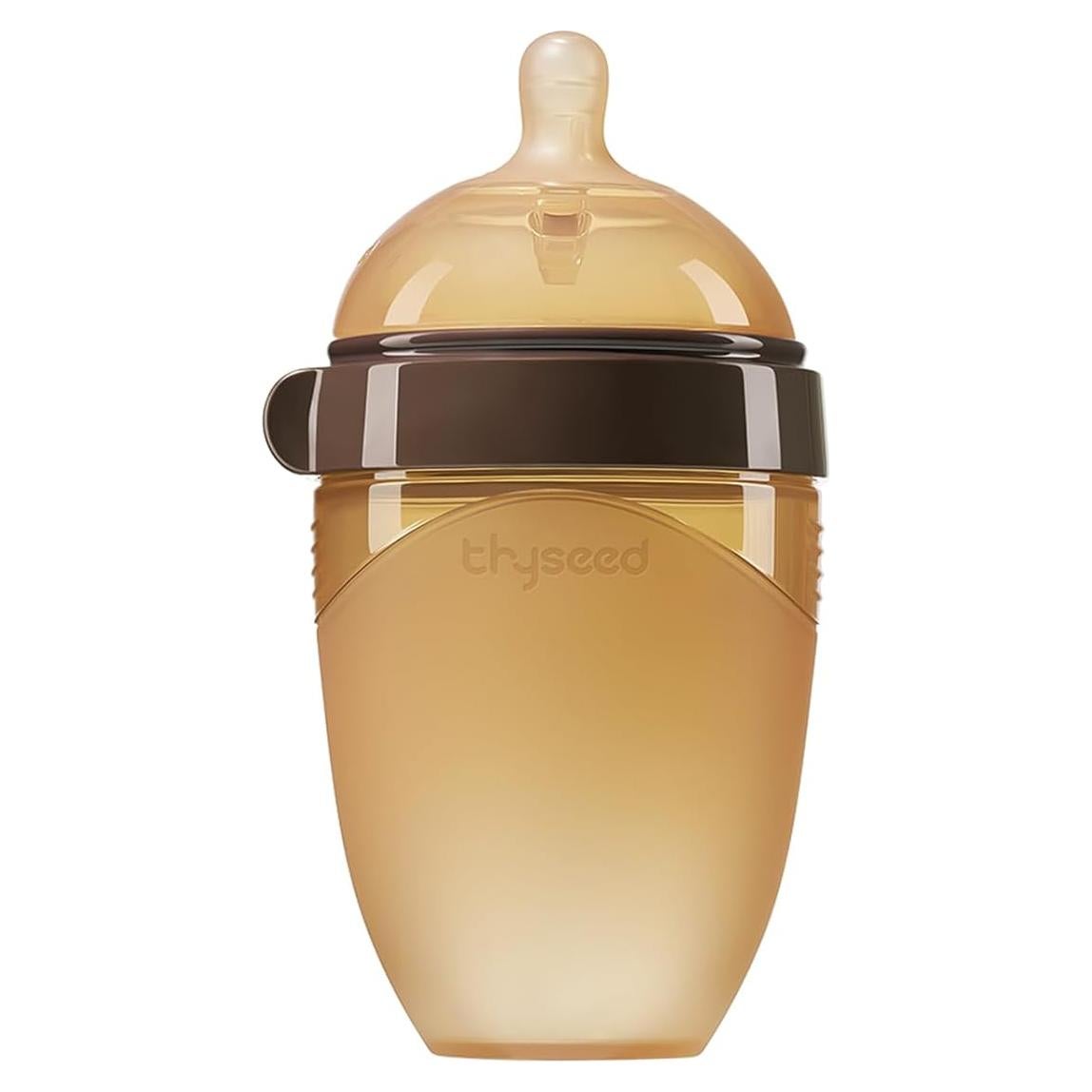 Botella de Silicona Thyseed 240ml para Bebés 3-7 Meses