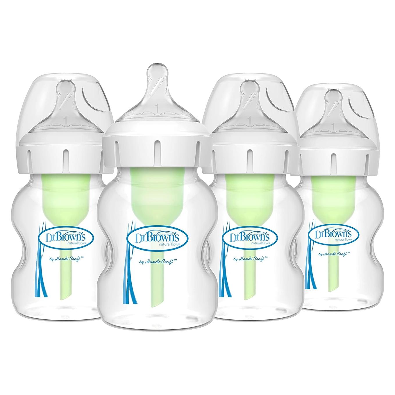 Biberones Anti-Cólico Dr. Brown's Natural Flow 150 mL Paquete 4