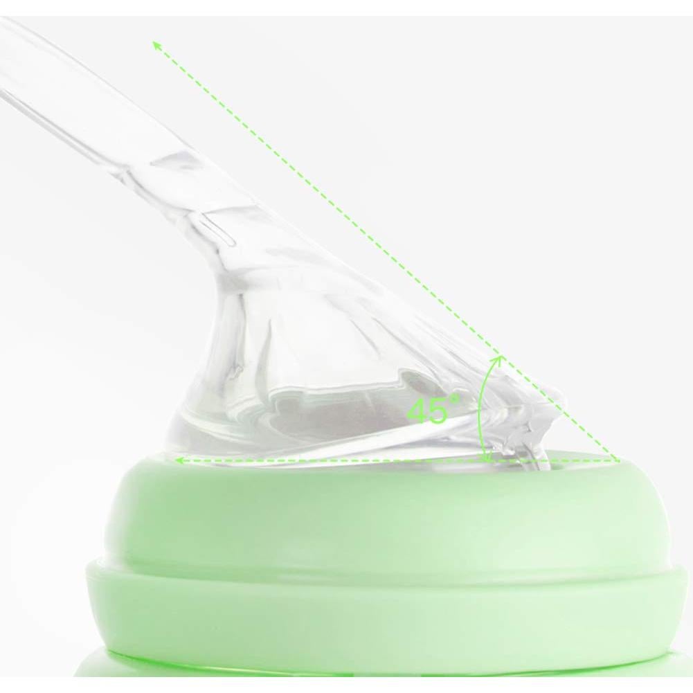Botella Anti-Cólico PPSU 300ML POTATO Verde con Tetina Silicona