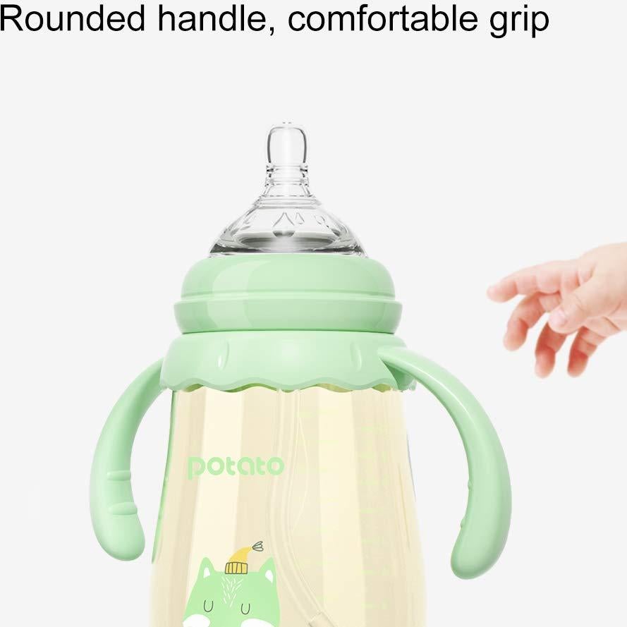 Botella Anti-Cólico PPSU 300ML POTATO Verde con Tetina Silicona
