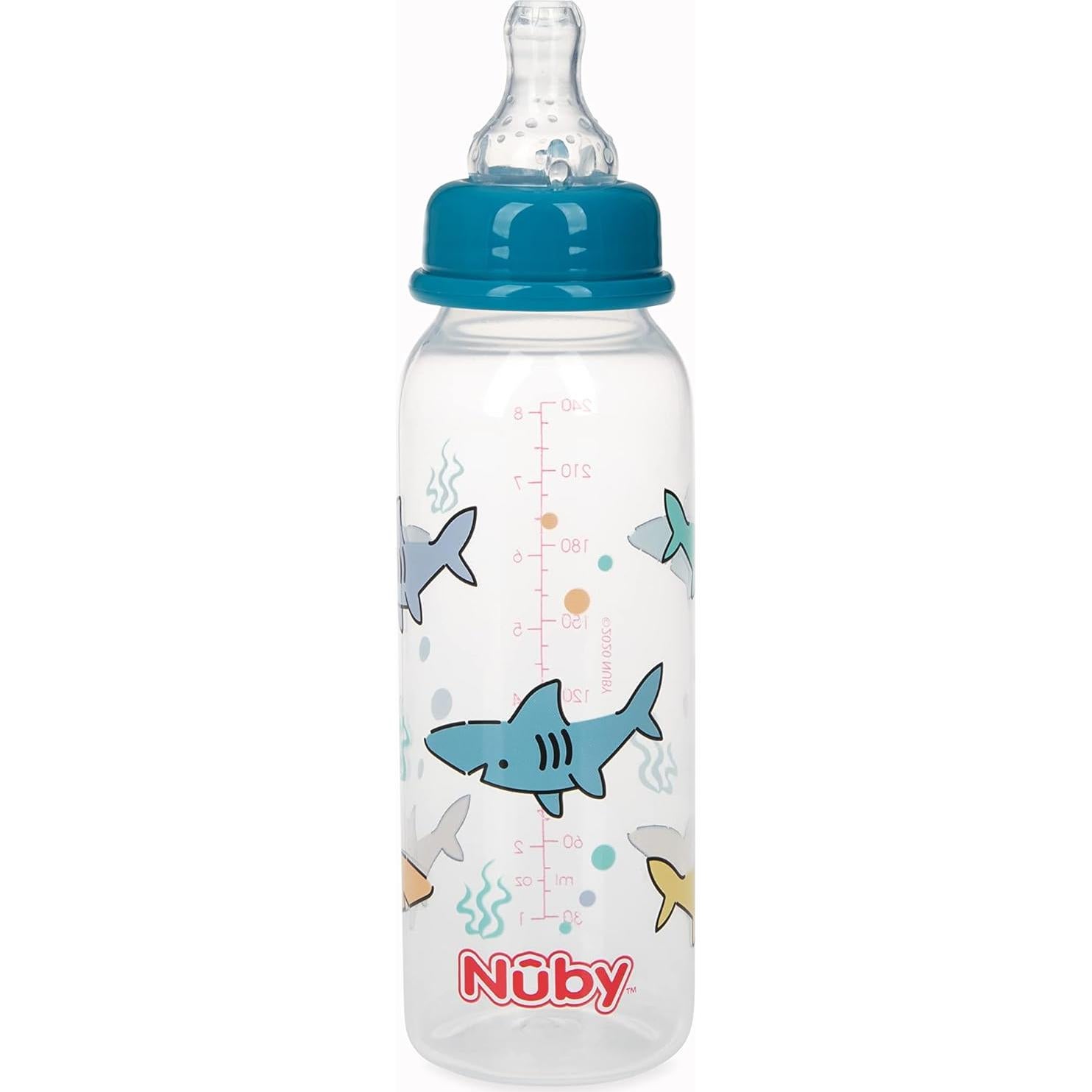 Botella Nuby Sin Goteo 8 Oz (236 ml) Colores Variados