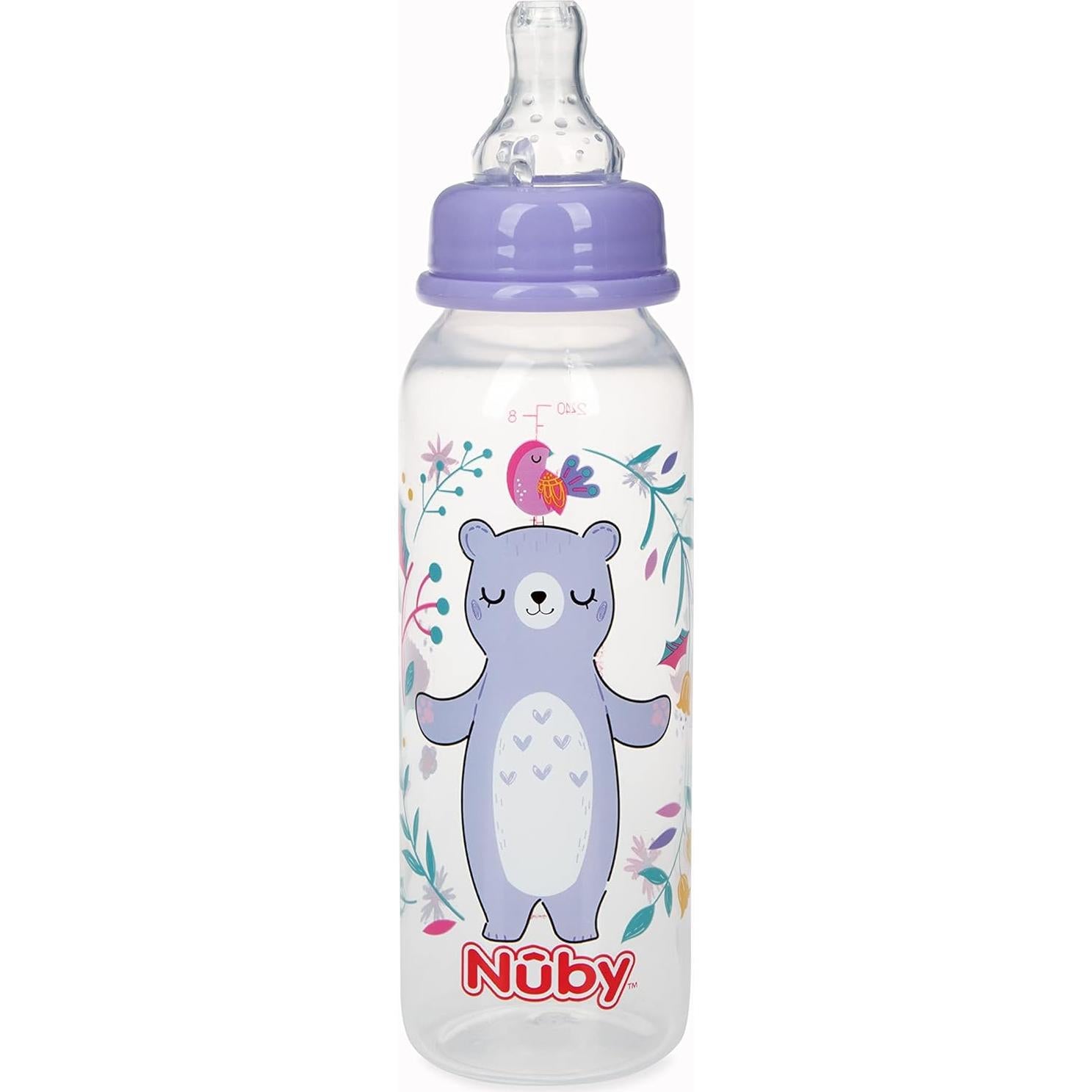 Botella Nuby Sin Goteo 8 Oz (236 ml) Colores Variados
