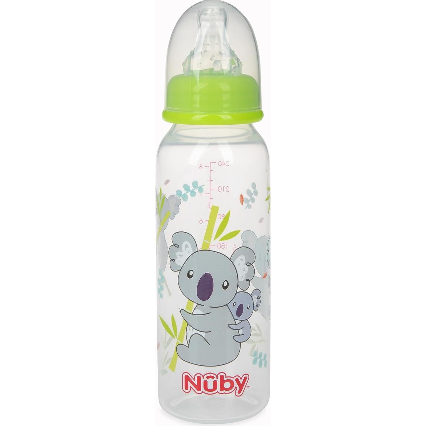 Botella Nuby Sin Goteo 8 Oz (236 ml) Colores Variados