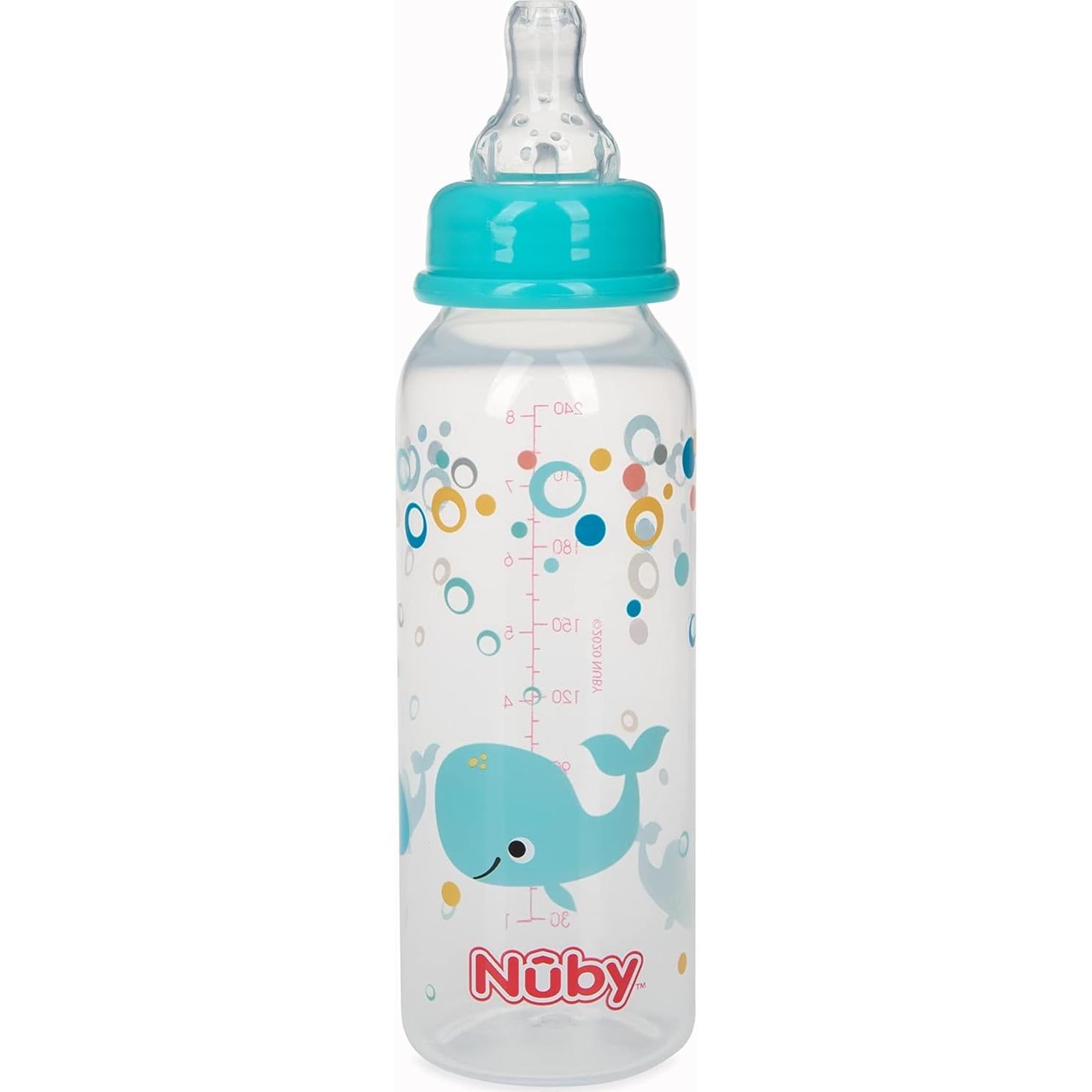 Botella Nuby Sin Goteo 8 Oz (236 ml) Colores Variados
