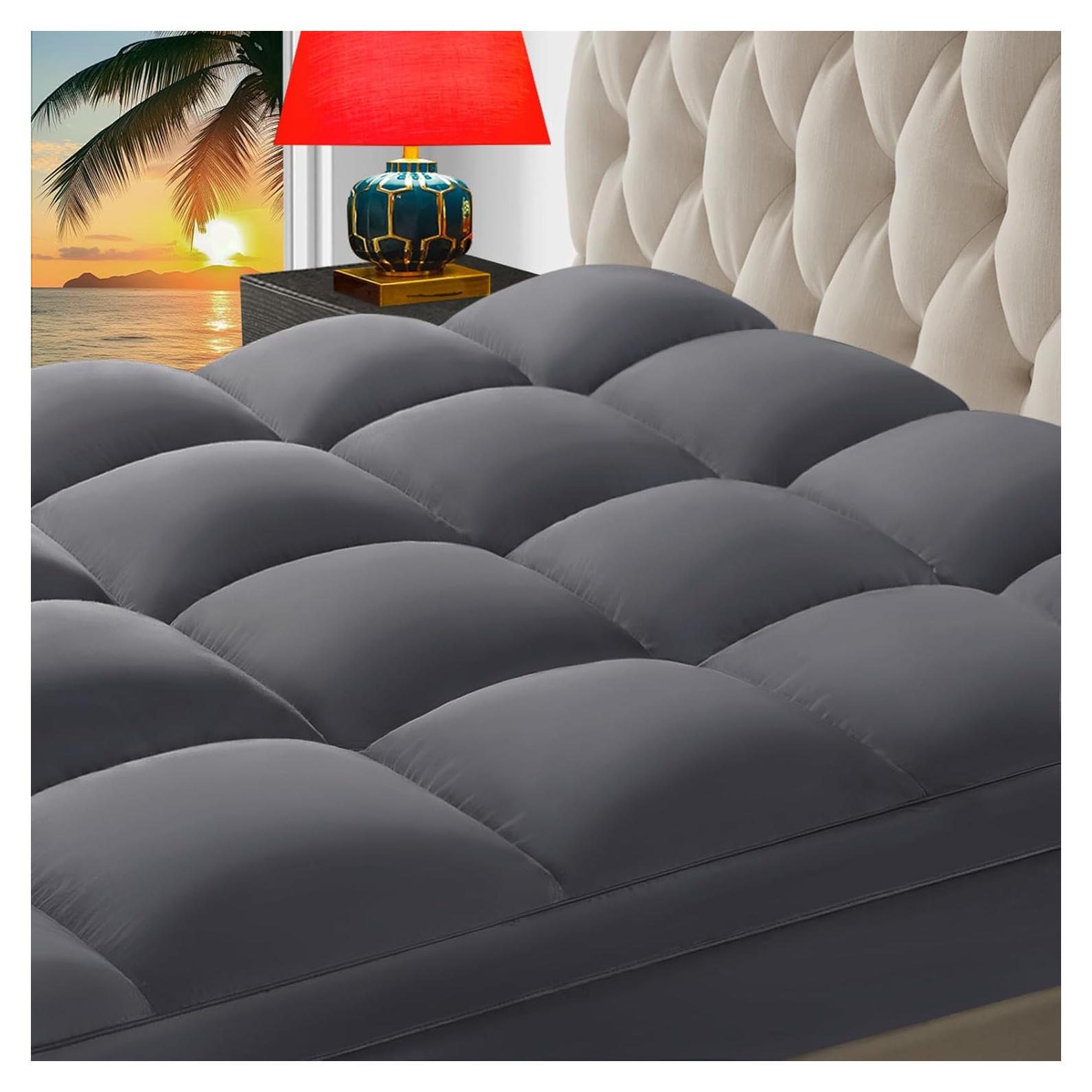 Cubierta de Colchón Completo CHOKIT Gris Refrigerante 20-56 cm