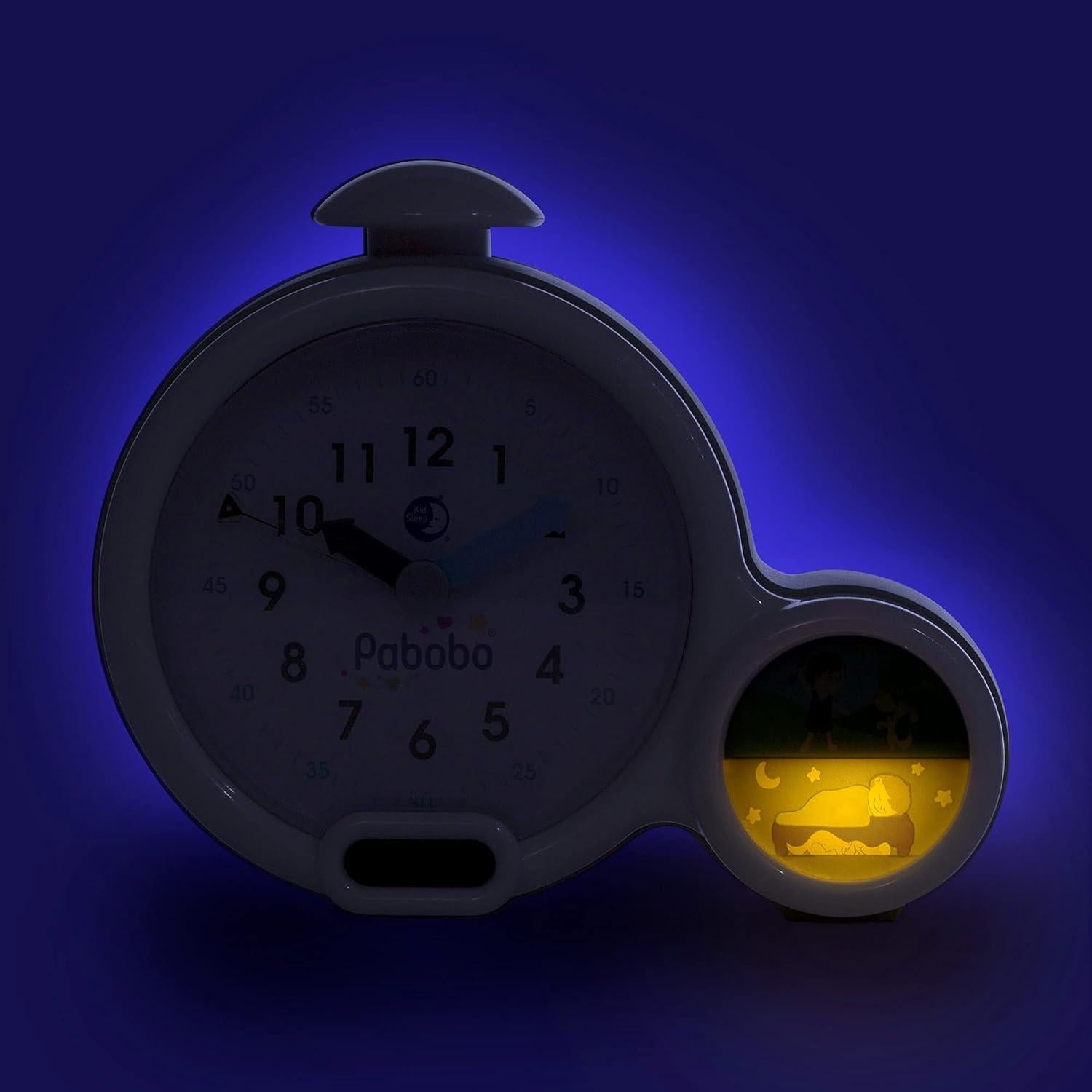 Reloj Despertador Kid'Sleep Pabobo Azul Digital y Analógico