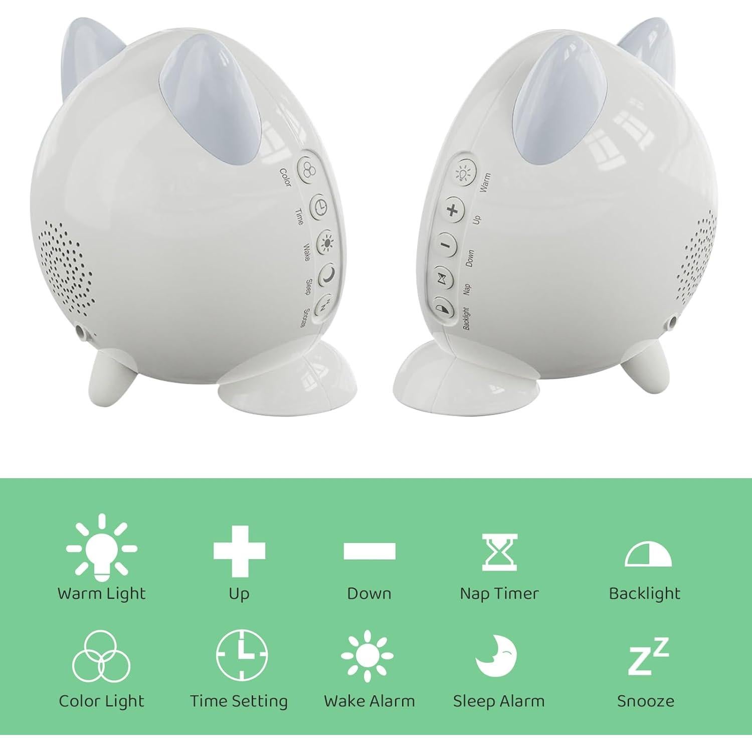 Reloj Despertador Infantil FiveHome con Luz Nocturna y Temporizador