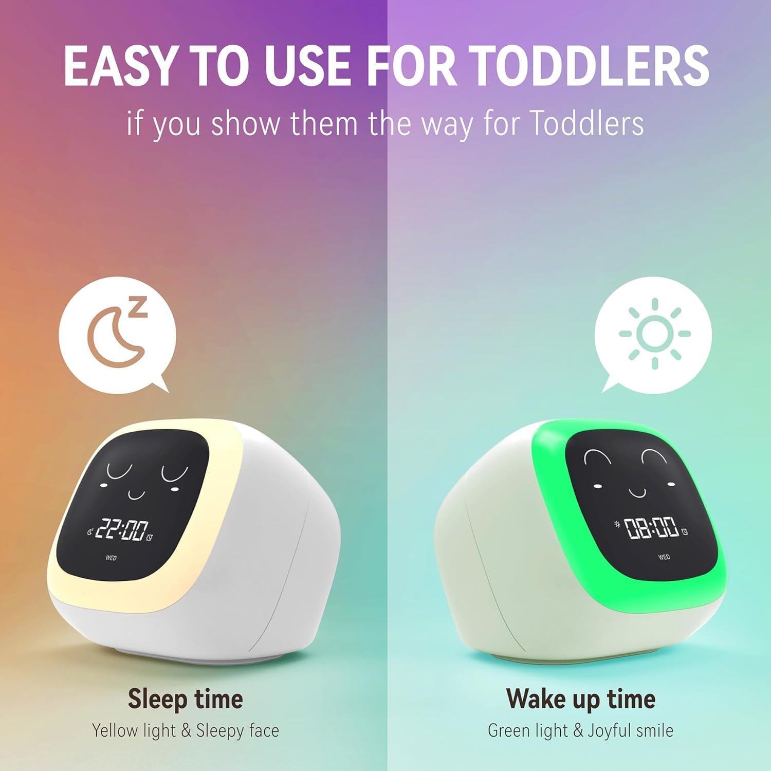 Reloj Despertador Infantil ZUZUKID con Luz Nocturna y Música