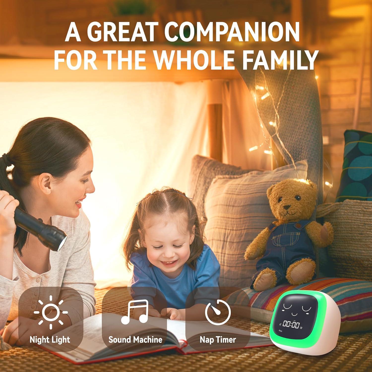 Reloj Despertador Infantil ZUZUKID con Luz Nocturna y Música