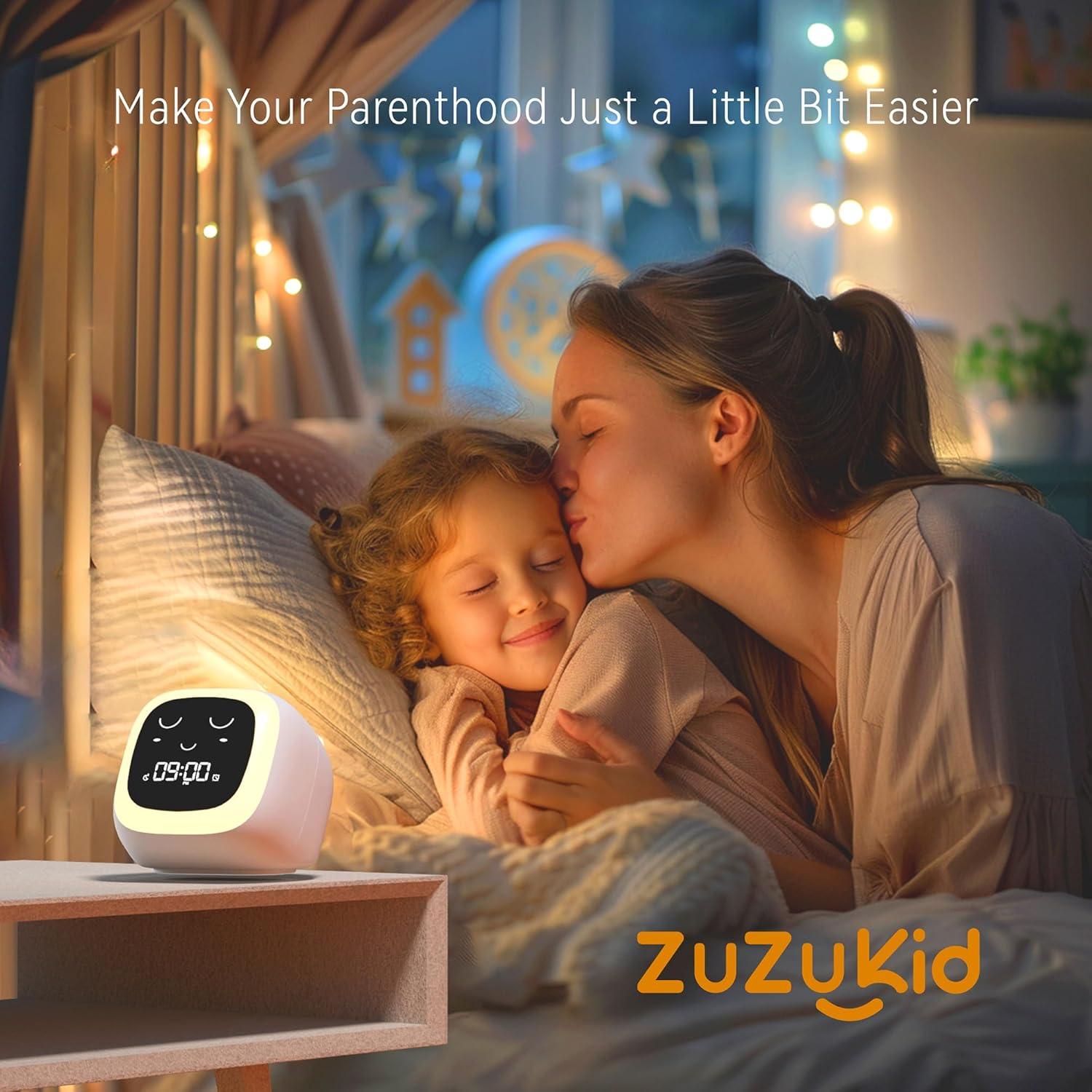 Reloj Despertador Infantil ZUZUKID con Luz Nocturna y Música