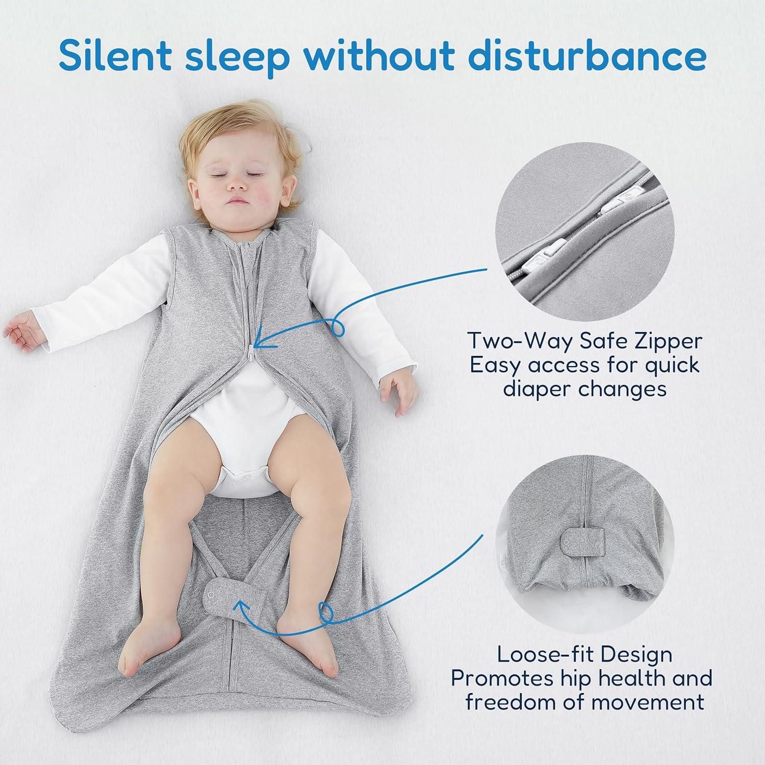 Saco de Sueño TotAha 3-Pack 6-12 Meses 0.5 TOG Unisex