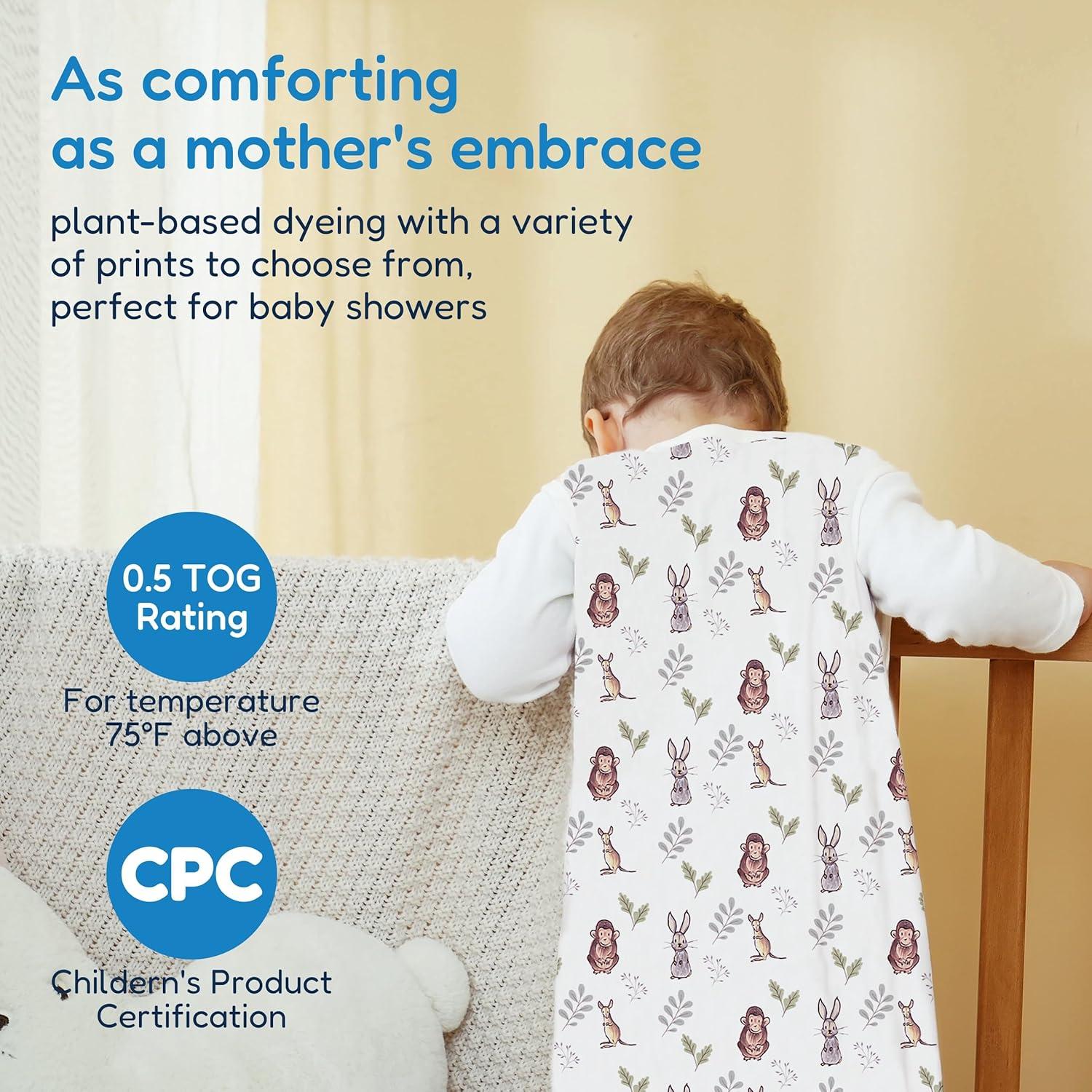 Saco de Sueño TotAha 3-Pack 6-12 Meses 0.5 TOG Unisex