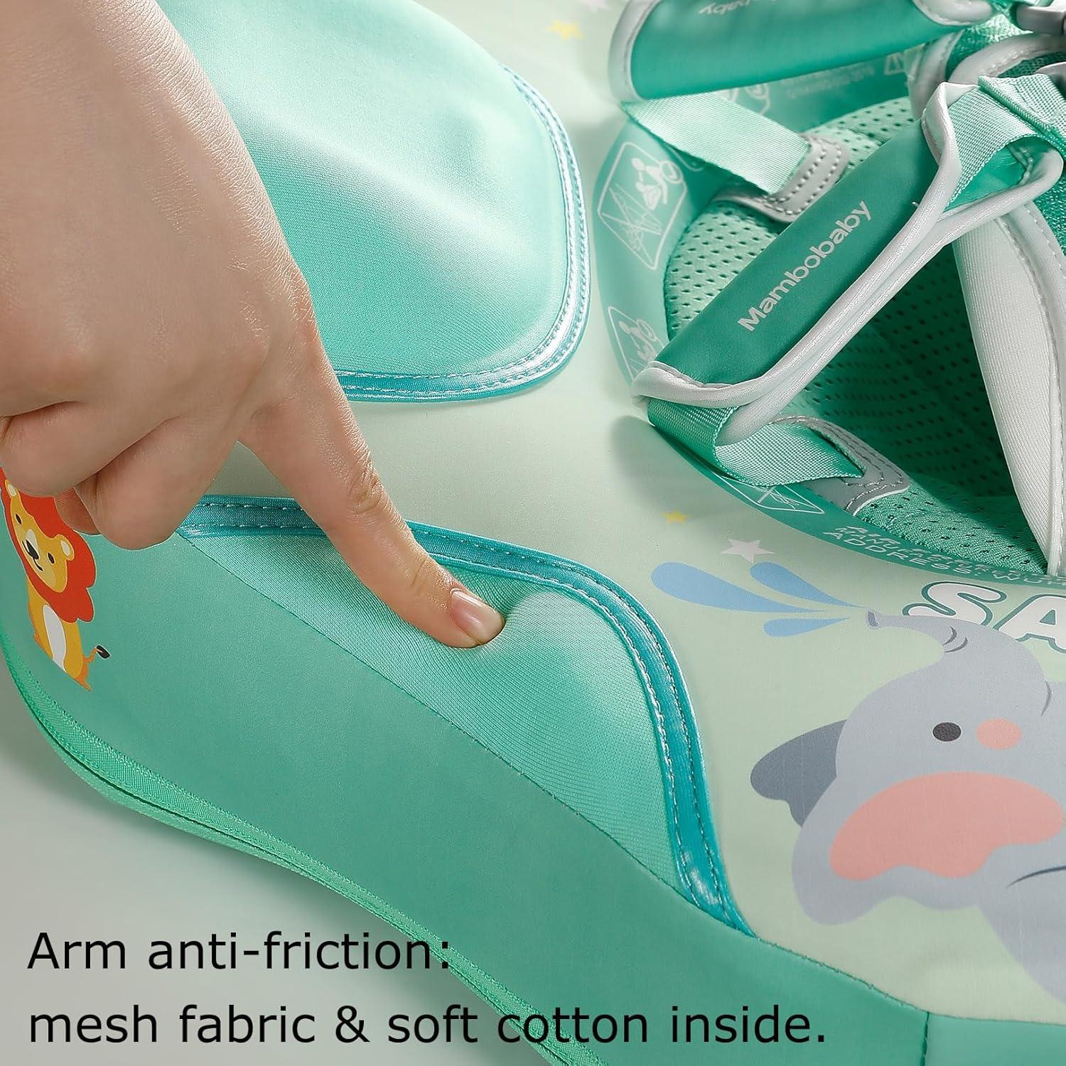 Flotador Mambobaby para Bebés 3-24 Meses con Toldo Verde