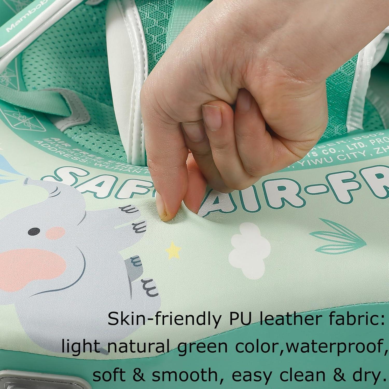 Flotador Mambobaby para Bebés 3-24 Meses con Toldo Verde