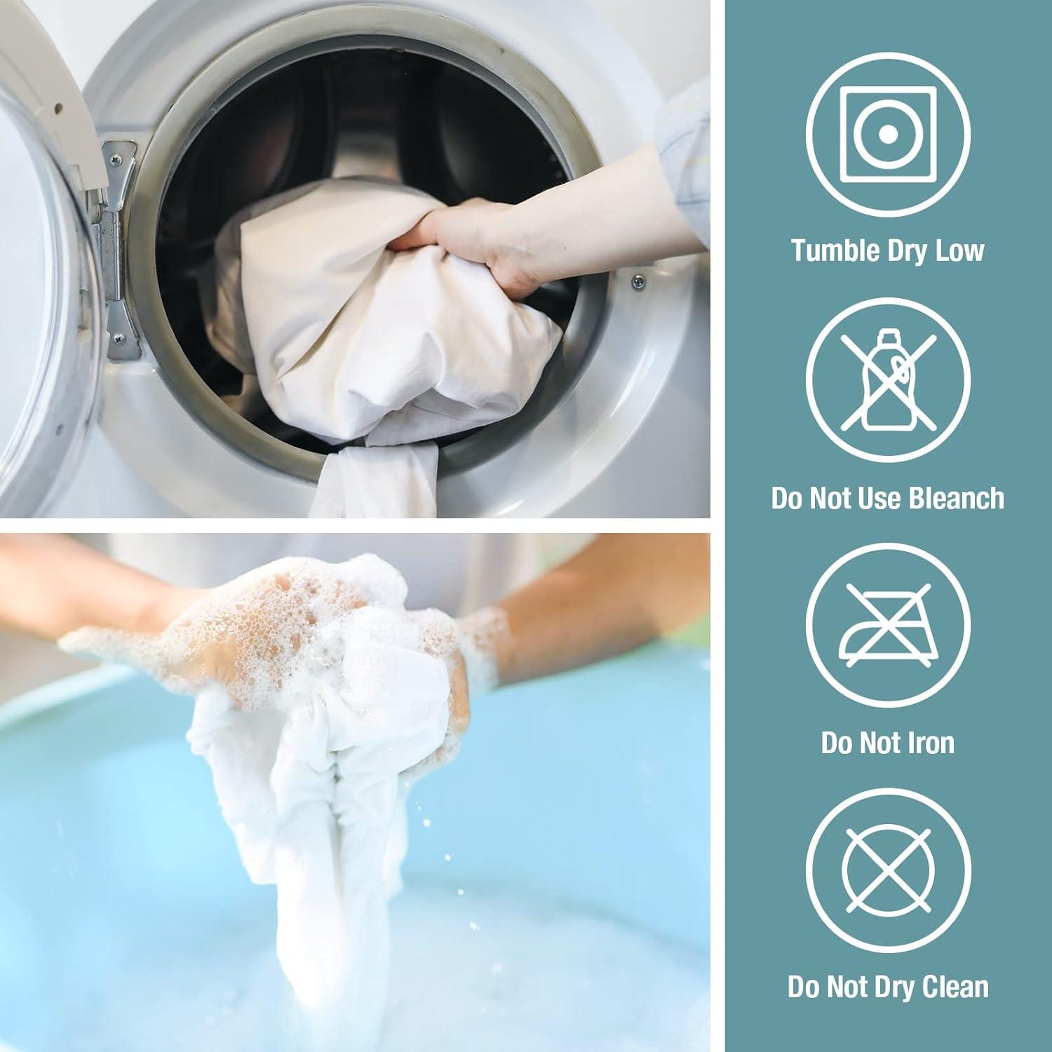 Protector de Colchón Bedecor 2 Paquetes Queen Algodón Impermeable