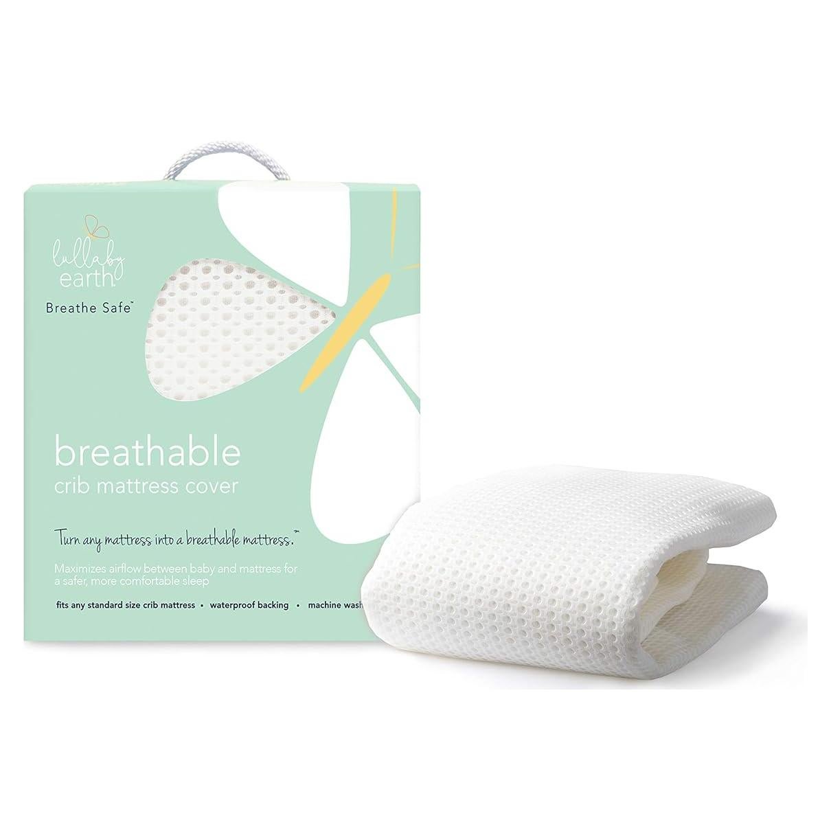 Almohadilla de Colchón Transpirable Lullaby Earth Blanca 132x71 cm